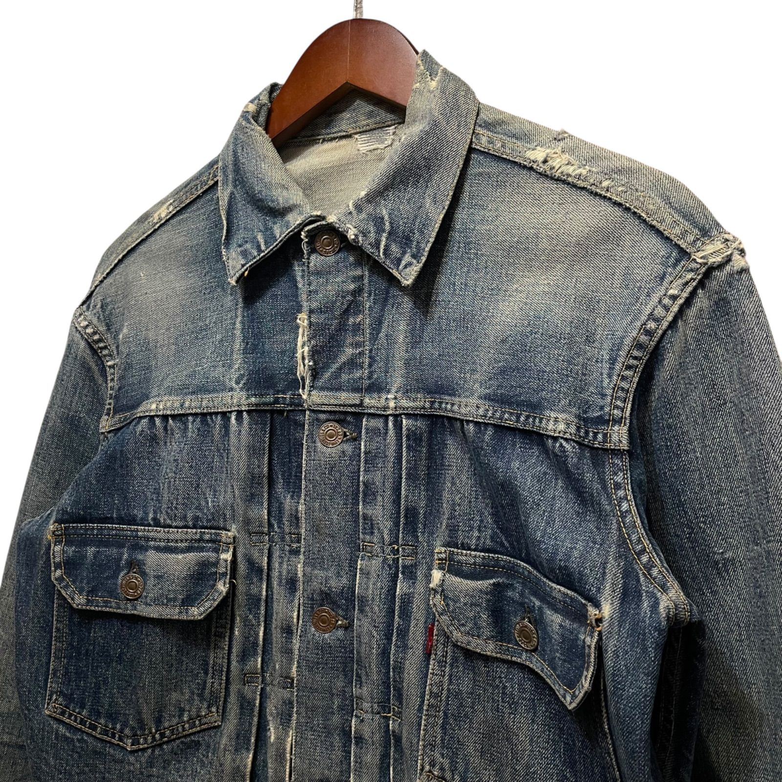 50s 42-44 Levi's 507XX 2nd デニムジャケット リーバイス オリジナル