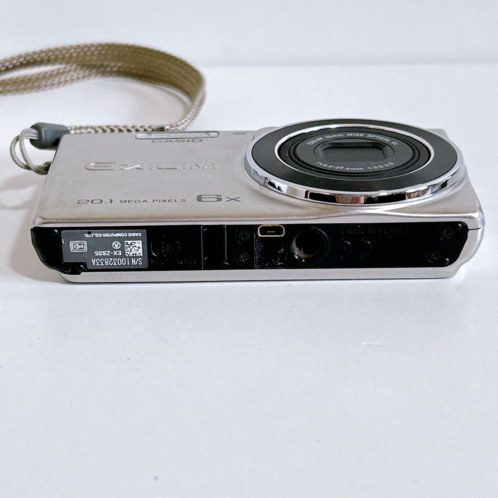 CASIO EXILIM EX-ZS35 カメラ コンデジ シルバー 汚れあり 動作確認 