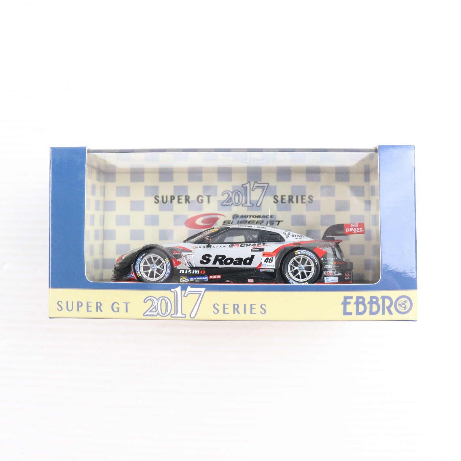 1/43 SUPER GT GT500 2017 S Road CRAFTSPORTS GT-R #46(シルバー