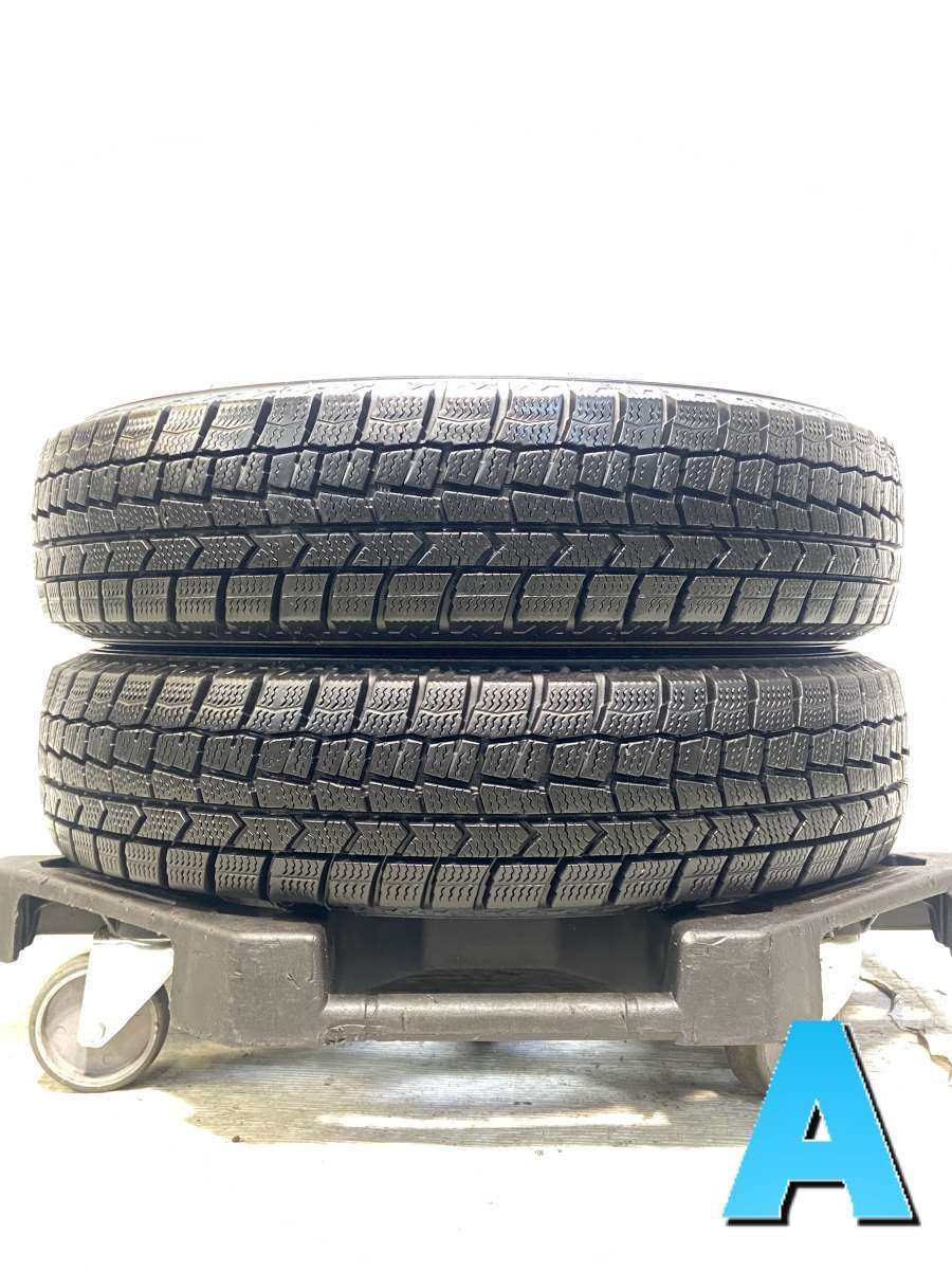145/80R13 ダンロップ ウィンターマックス WM02 中古タイヤ スタッドレスタイヤ 2本セット w13260226054