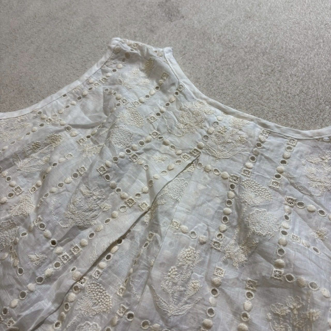 高級】 ANTIPAST （アンティパスト） 花刺繍デザイン レース 