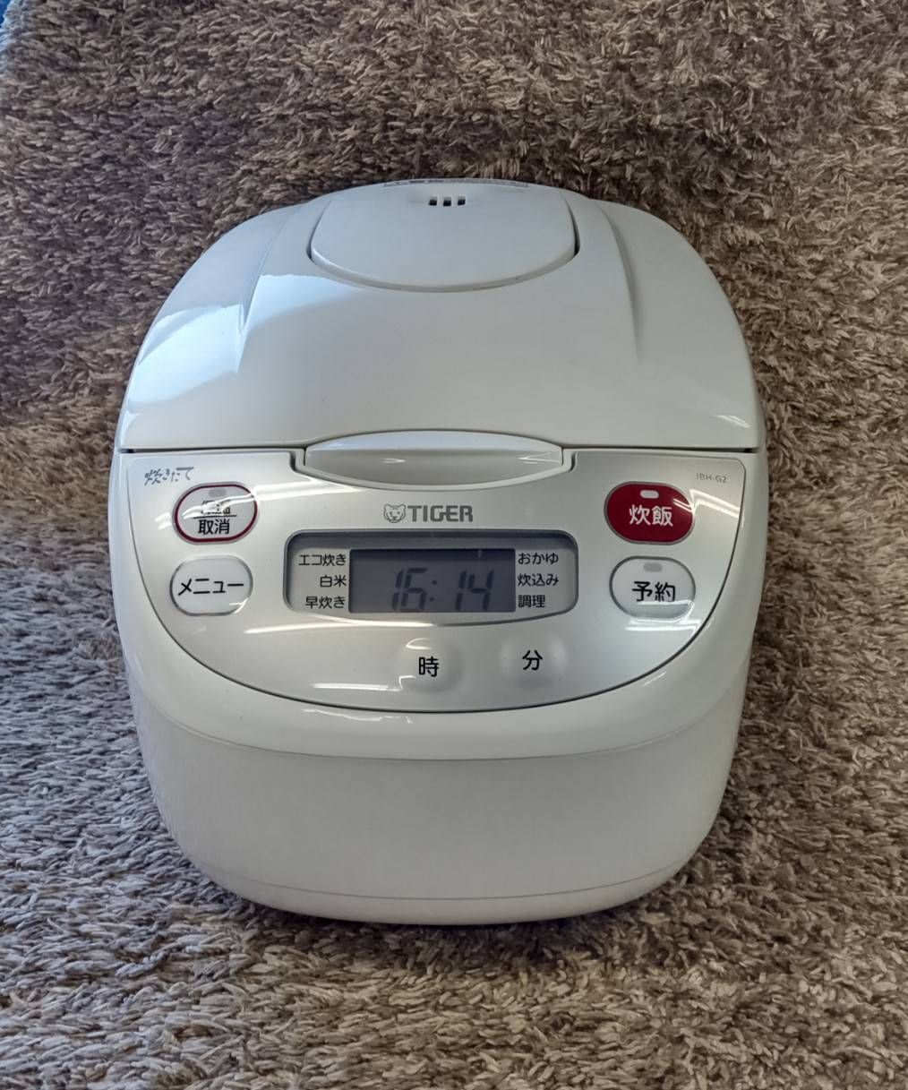 中古品 タイガーマイコン炊飯ジャー JBH-G102 2024年製 炊きたて
