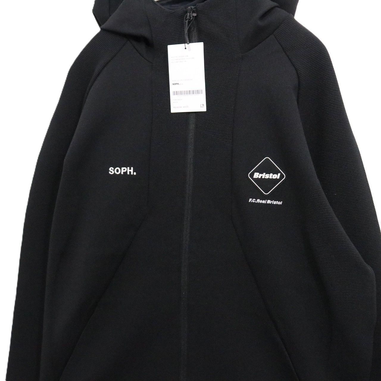 【新品】F.C.R.B. エフシーアールビー L メンズ ジップアップパーカー 26ss TECH KNIT HOODIE テックニットフーディ FCRB-260023 黒 新品 古着 新品】F.C.R.B. エフシーアールビー L メンズ ジップアップパーカー