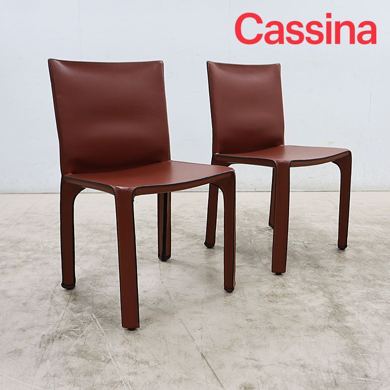 ◇Cassina◇ カッシーナ 412 CAB キャブ アームレスチェア ダイニング 