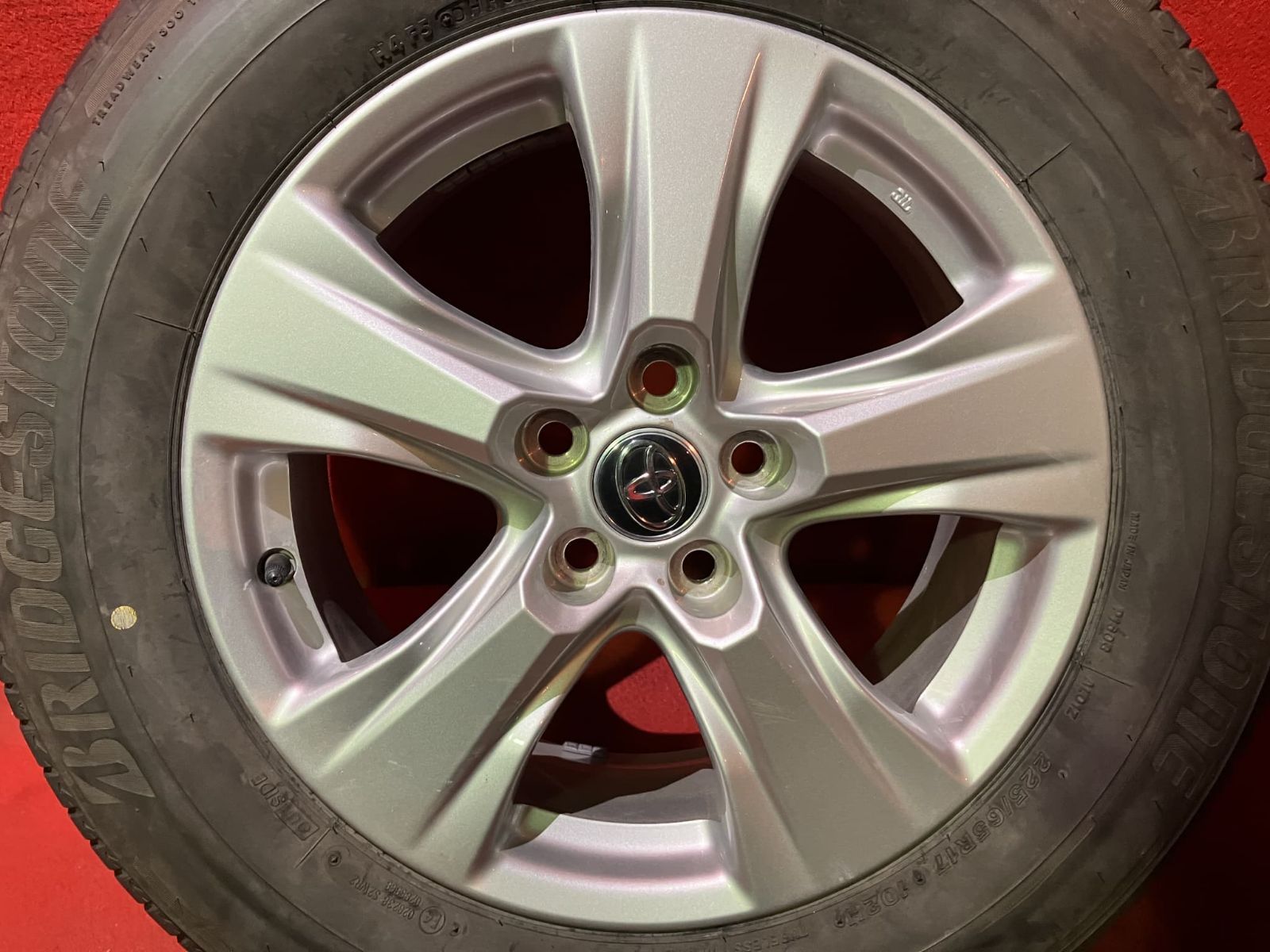 中古サマータイヤホイールセット【225/65R17 BRIDGESTONE ALENZA 001