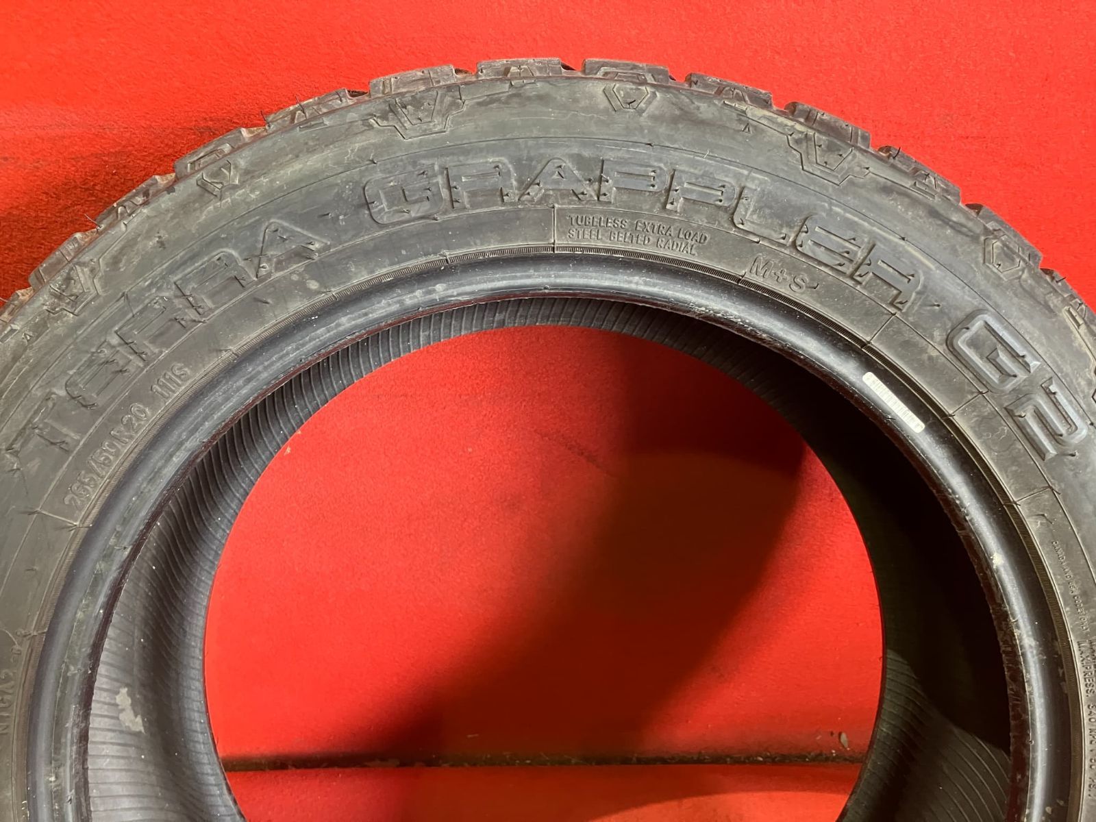 中古サマータイヤ【265/50R20 NITTO TERRA GRAPPLER G2】 4本SET