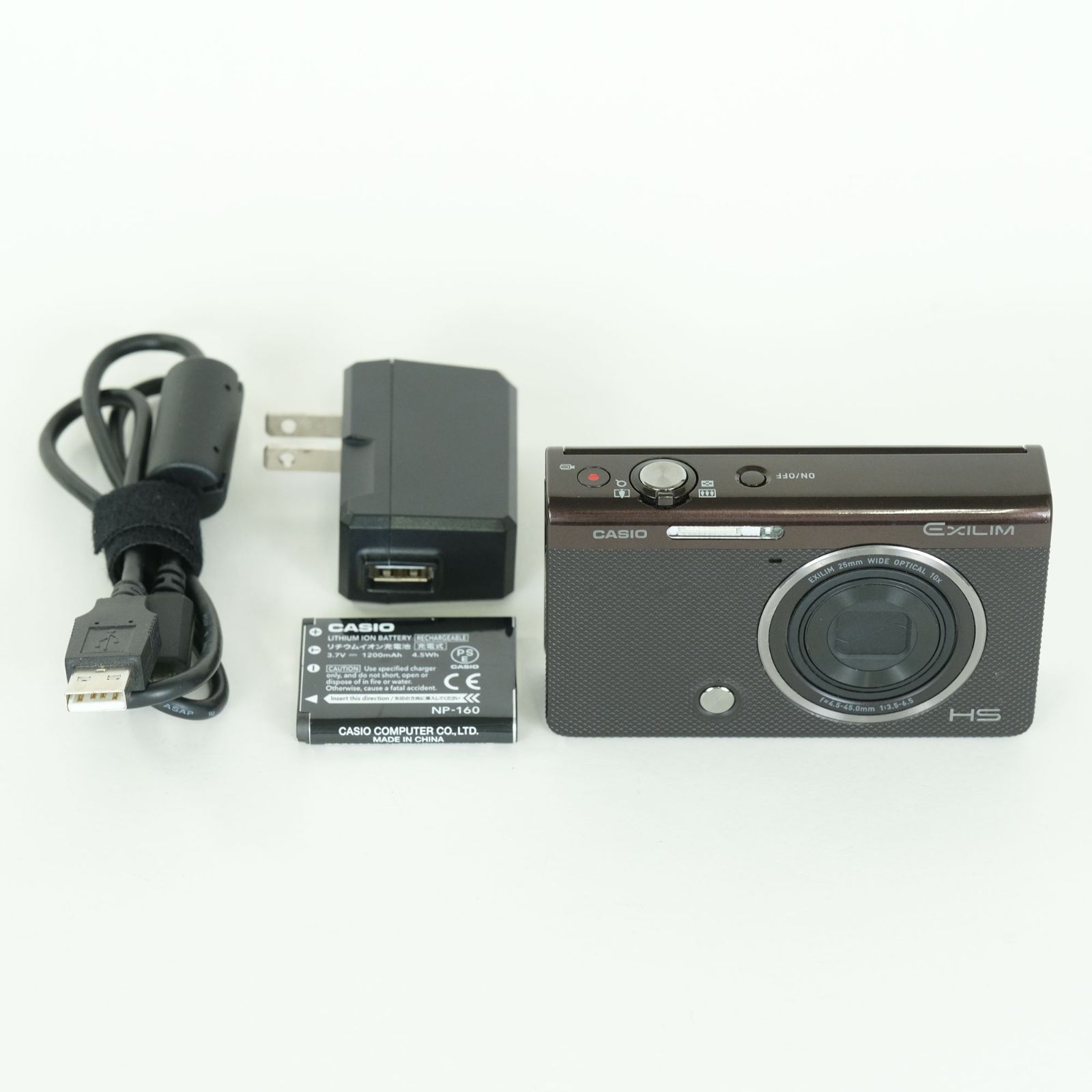 良品] CASIO EXILIM EX-ZR50BN ブラウン | コンパクトデジタルカメラ 