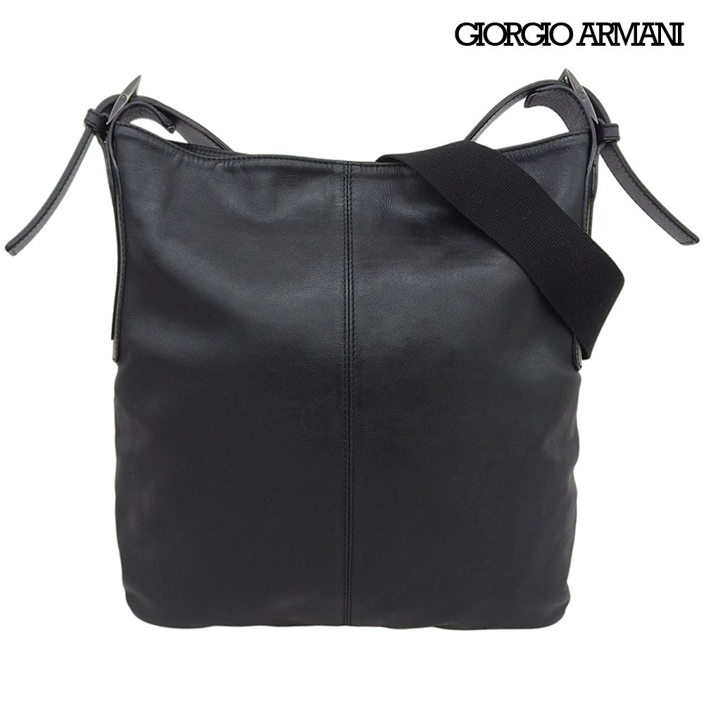 【美品】GIORGIO ARMANI ジョルジオアルマーニメッセンジャーバッグ 良品 【希少モデル!! 美品!!】GIORGIO ARMANI ジョルジオアルマーニ