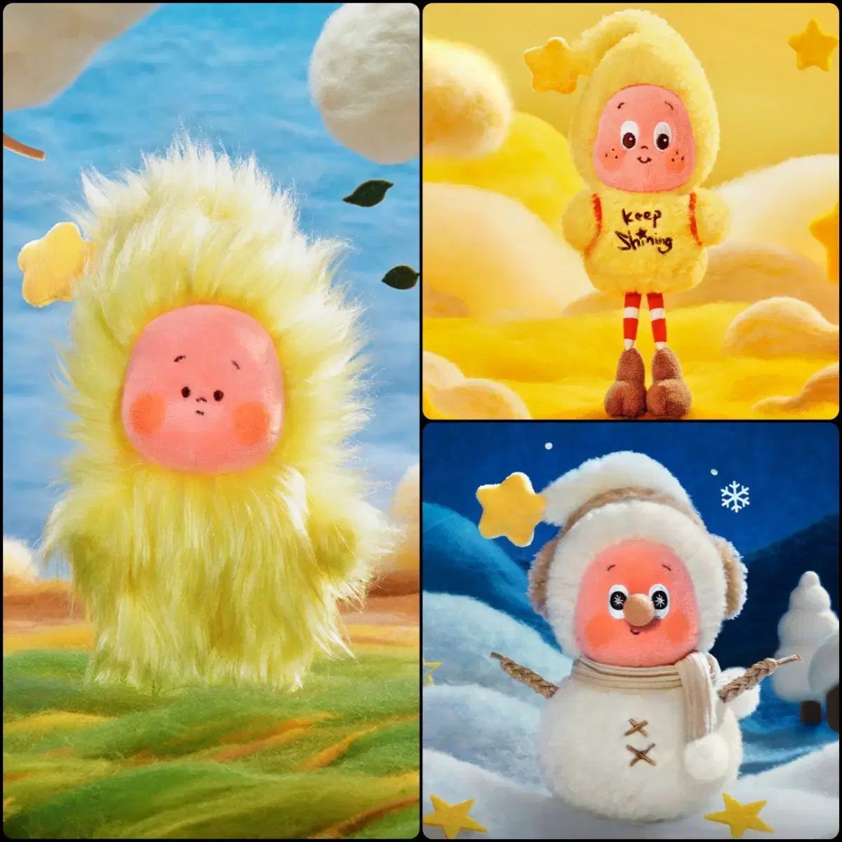 POP MART 日記予報 Little Star 雪だるま 未開封 POP Little MART