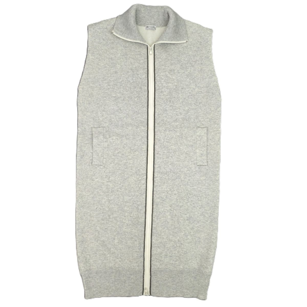 Brunello Cucinelli ブルネロクチネリ カシミヤ モニーレ 装飾 ロング 