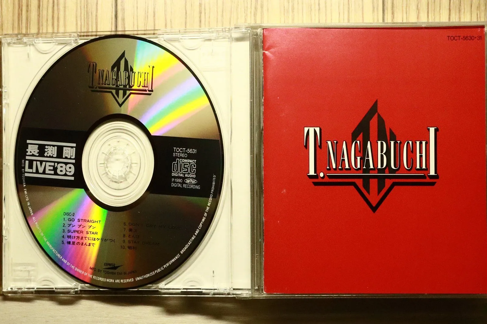 国内盤CD☆長渕剛/Tsuyoshi Nagabuchi□ LIVE'89 昭和 - 長渕剛