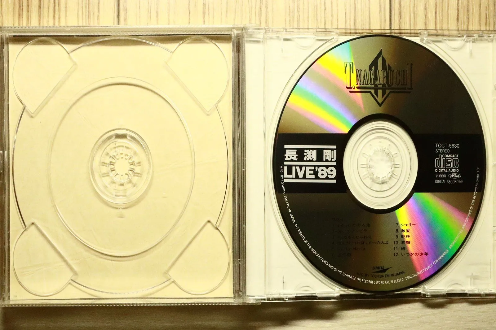 国内盤CD☆長渕剛/Tsuyoshi Nagabuchi□ LIVE'89 昭和 - 長渕剛