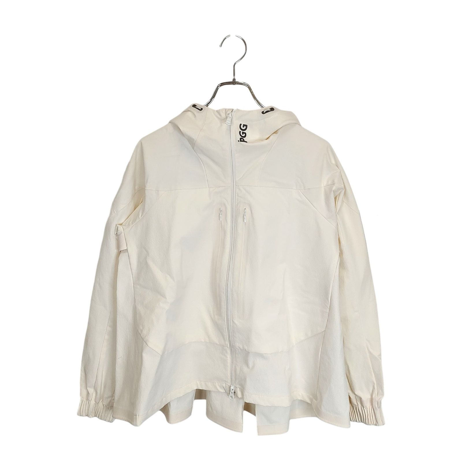 【未使用】PEARLY GATES　パーリーゲイツ　ジップアップ　白　サイズ4 PEARLY | GATES GATESパーリーゲイツMENS背面BIGサークルロゴジップ 送料無料PEARLY ニットブルゾン