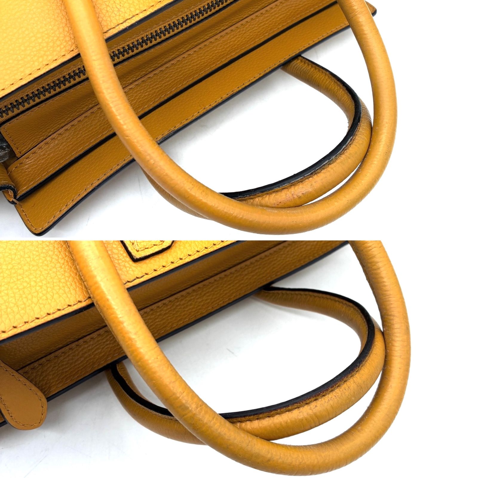 極美品】CELINE セリーヌ ラゲージ マイクロショッパー ハンドバッグ 