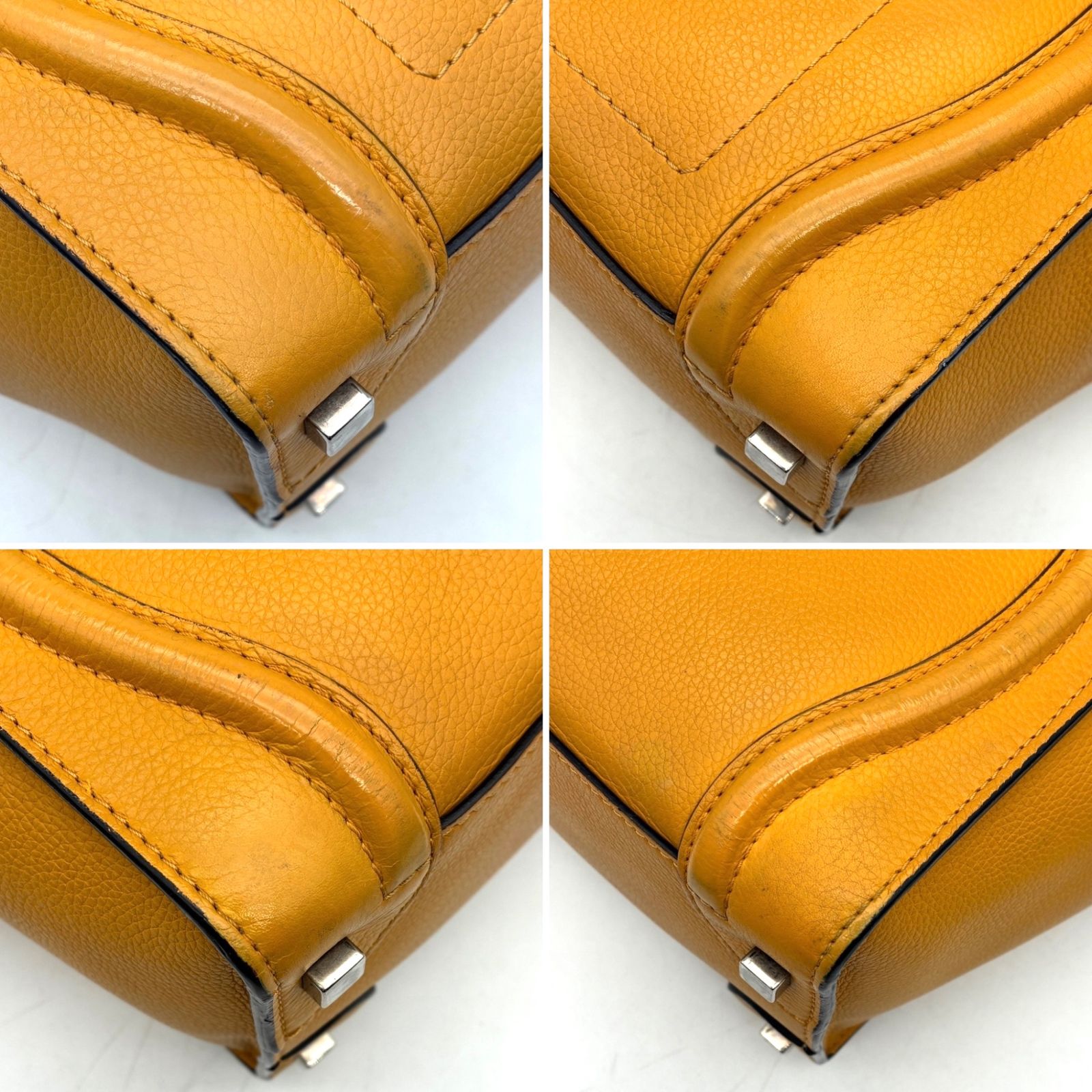 極美品】CELINE セリーヌ ラゲージ マイクロショッパー ハンドバッグ 