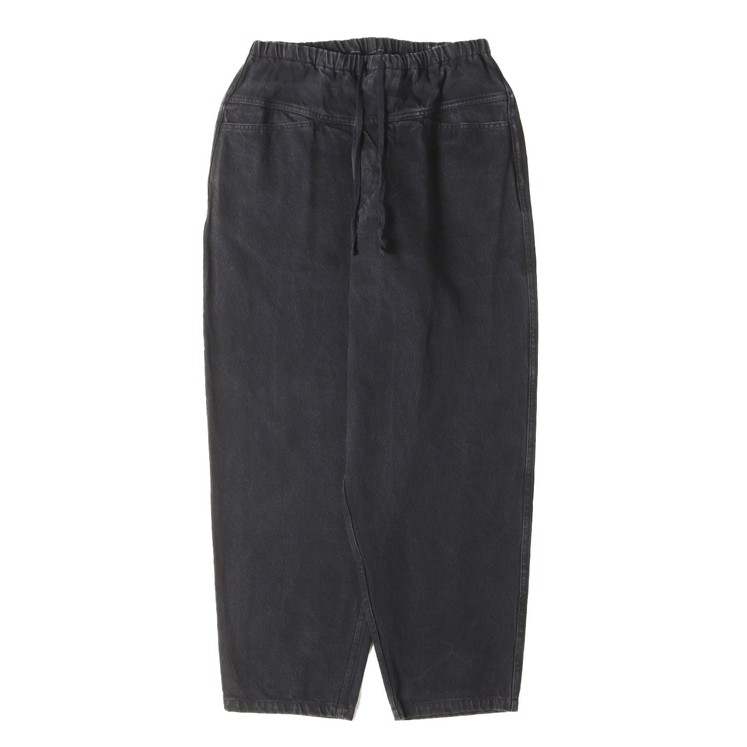 美品】COMOLI コモリ パンツ ブラックインディゴ 黒 サイズ:1 | 25SS 