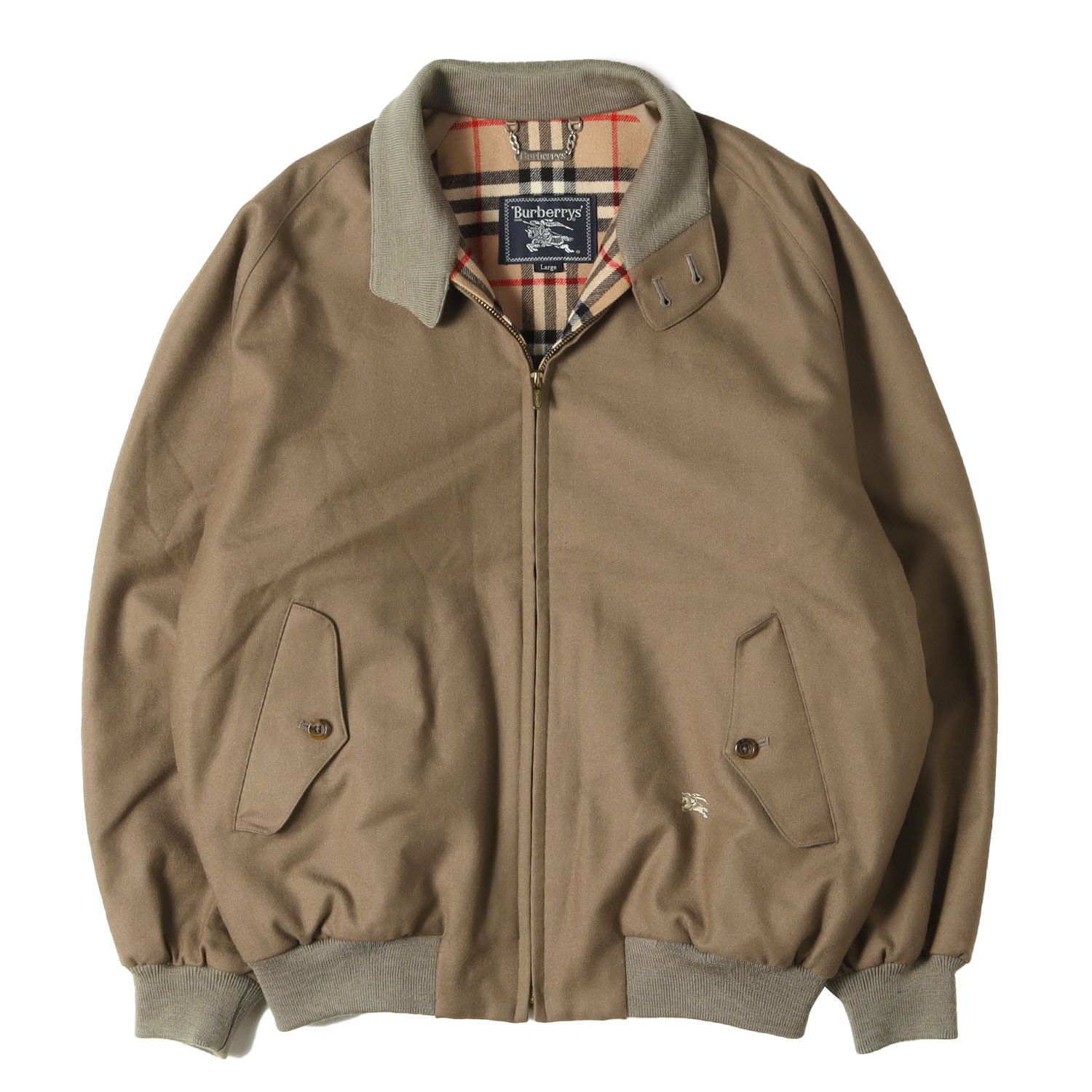 BURBERRY バーバリー ジャケット トープ サイズ:L | 90s 裏地ノバ 