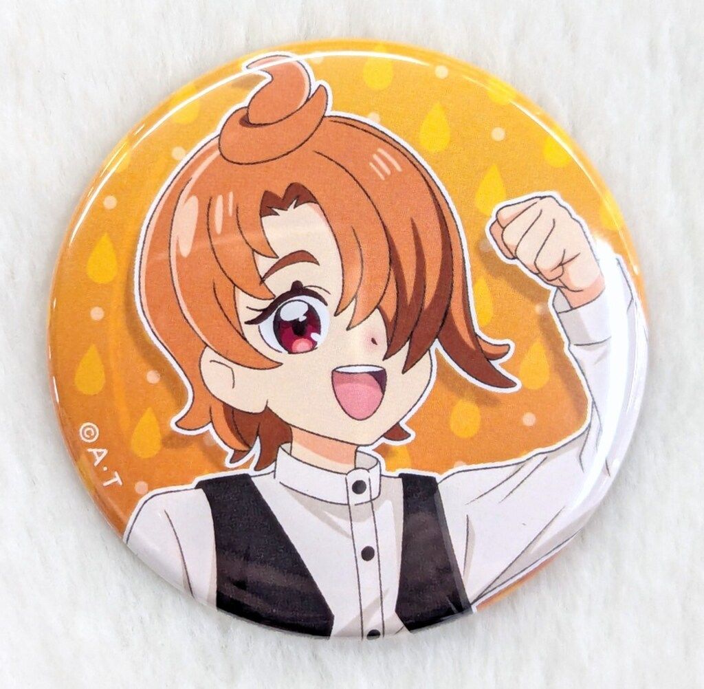 東映アニメーション プリティストア限定 水たまりステップ♪ 缶バッジ