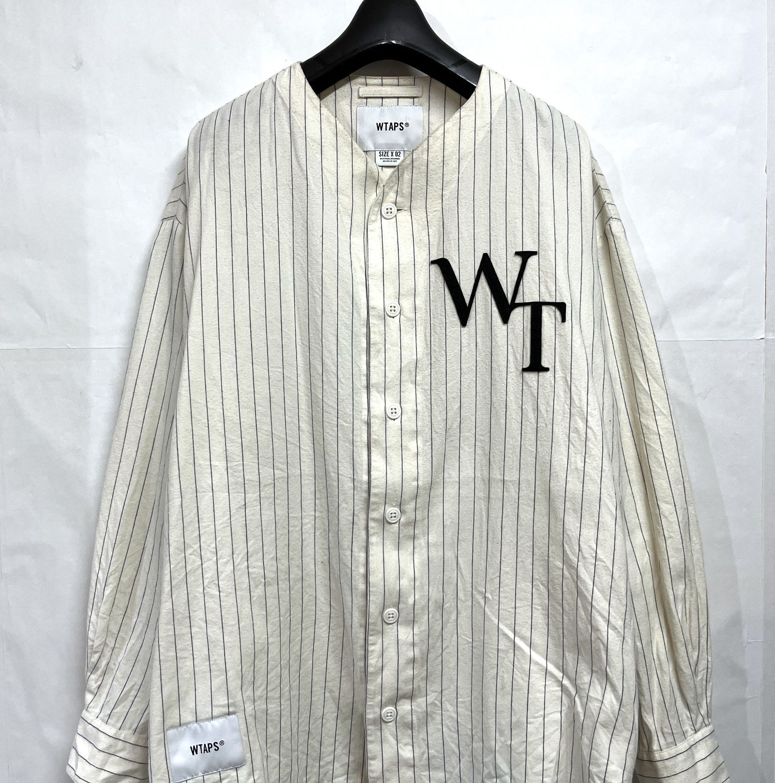 WTAPS｜ダブルタップス LEAGUE/LS/COTTON.FLANNEL.STRIPE ストライプ