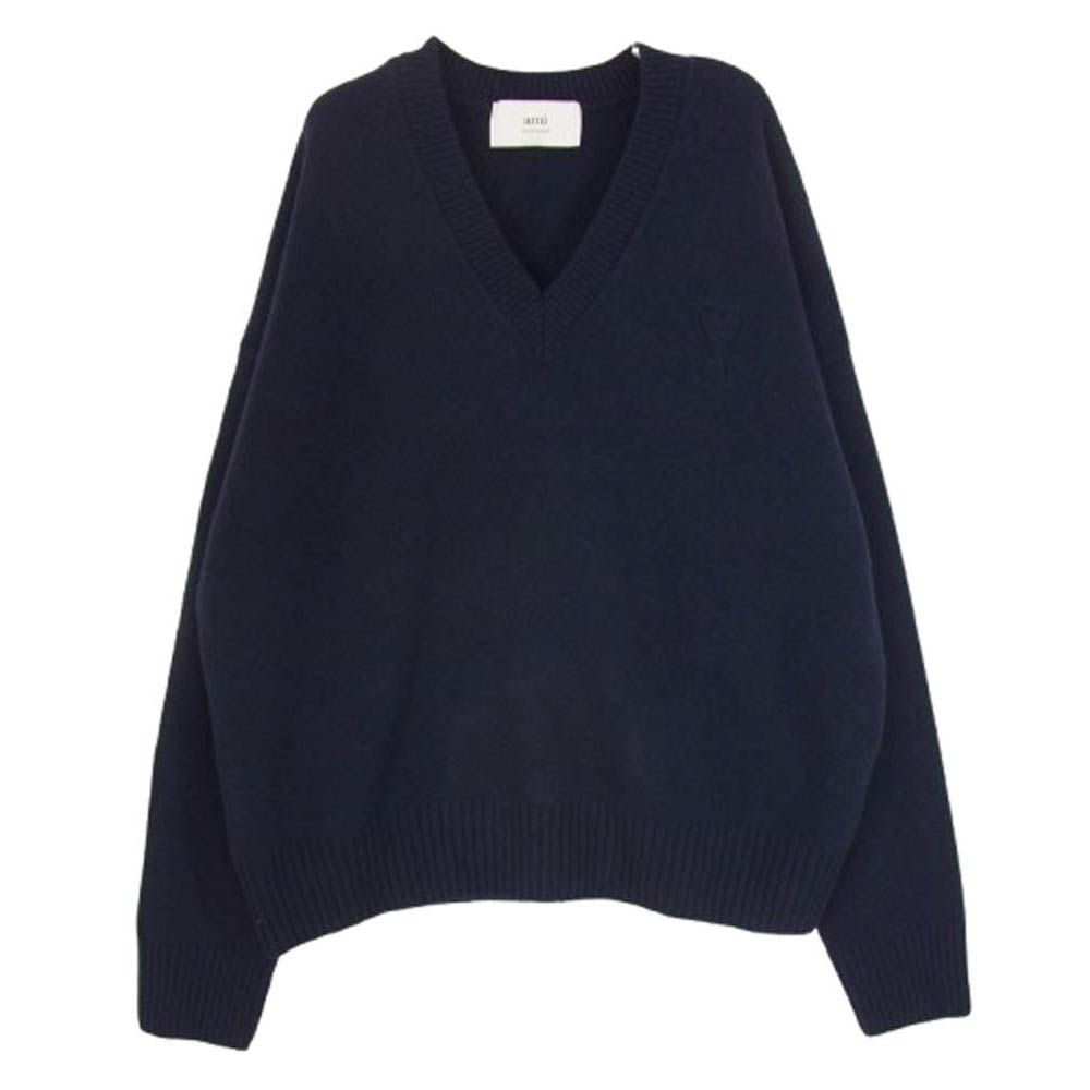 AMI PARIS アミパリス UKS244.KN0028 EMBOSSED AMI DE COEUR V AMI PARIS アミパリス UKS244.KN0028 EMBOSSED AMI DE COEUR V