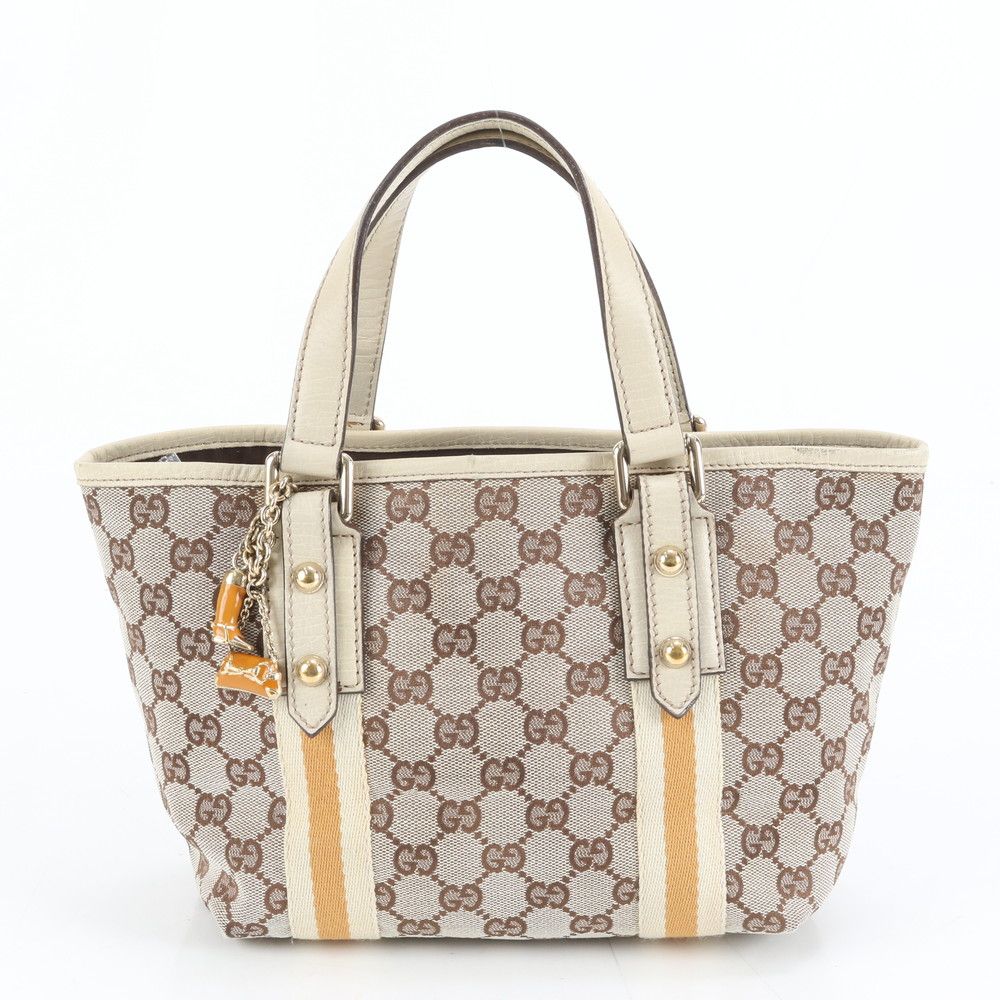 グッチ 139261 シェリーライン GGキャンバス トート ハンドバッグ 