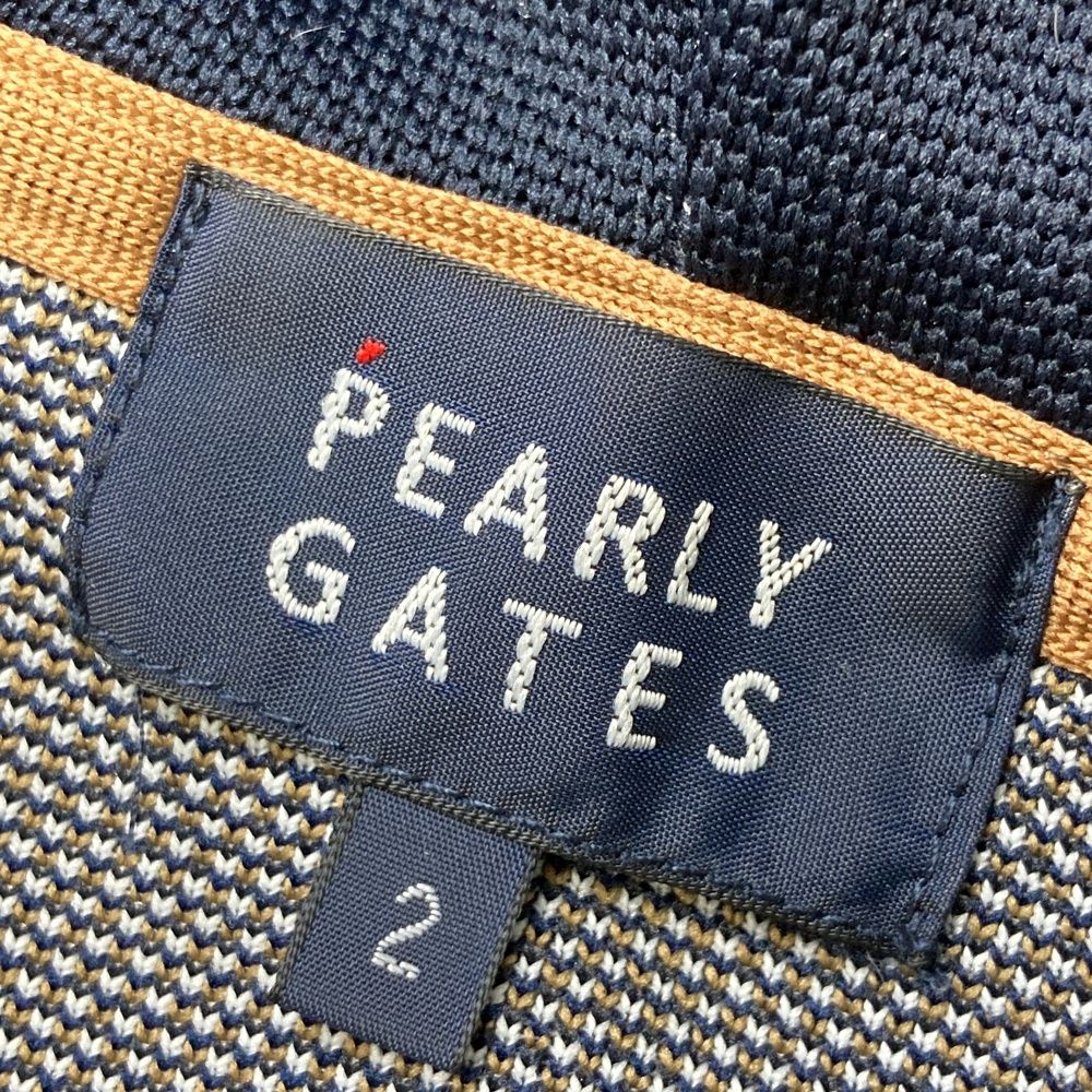 ゴルフ サイズ：2 PEARLY GATES パーリーゲイツ ニット ジップパーカー