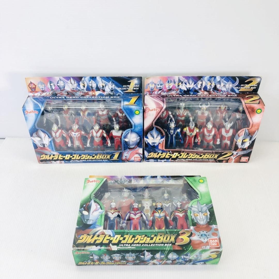 ウルトラヒーローコレクションボックス１，２，３セット 希少・レア】ウルトラヒーローコレクションBOX 1 2 3 ウルトラマン