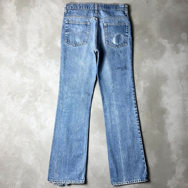 66後期 80s USA製 Levis 517 0217 フレア デニム パンツ W31 L31 / 80 