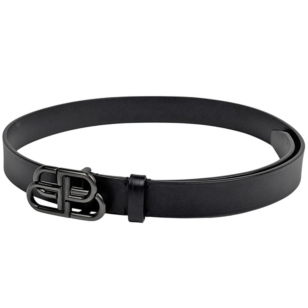 バレンシアガ BALENCIAGA ロゴ スリムベルト BB THIN BELT ベルト