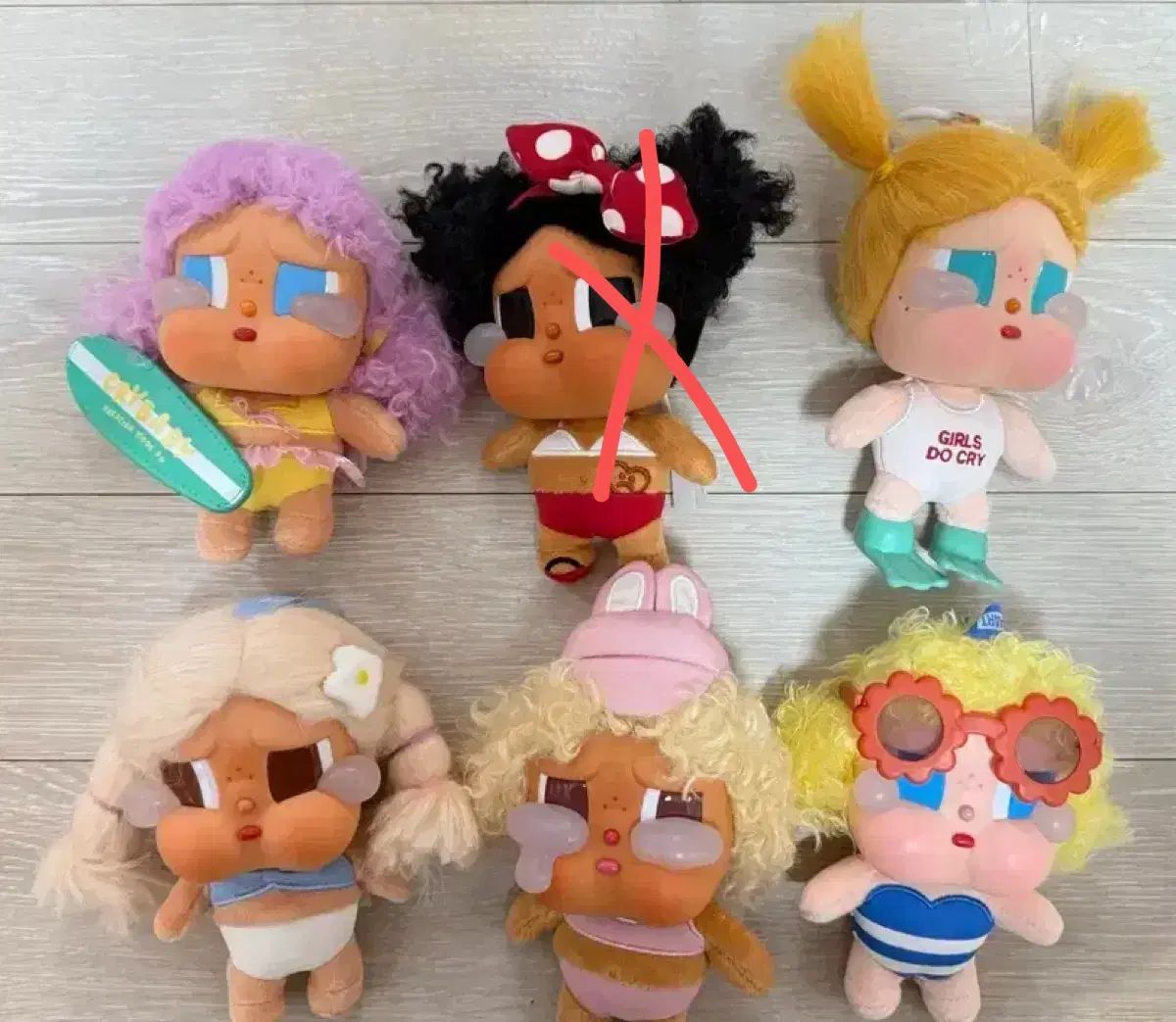 POP MART クライベイビー 休暇日記シリーズ ぬいぐるみ キーホルダー