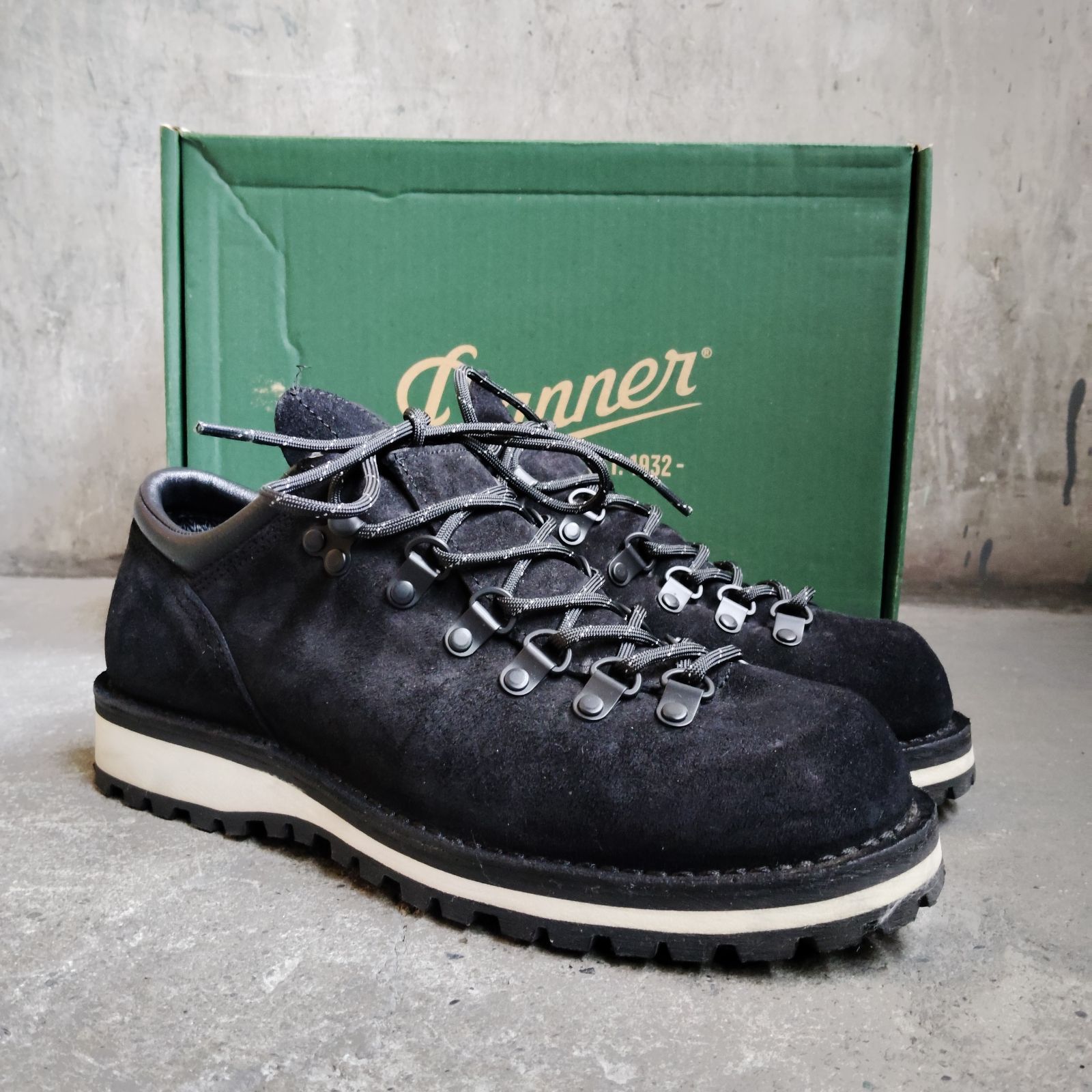 Danner BEAUTY&YOUTH別注 MT.RIDGE LOW BY BLACK 25.5cm US7.5 ダナー 