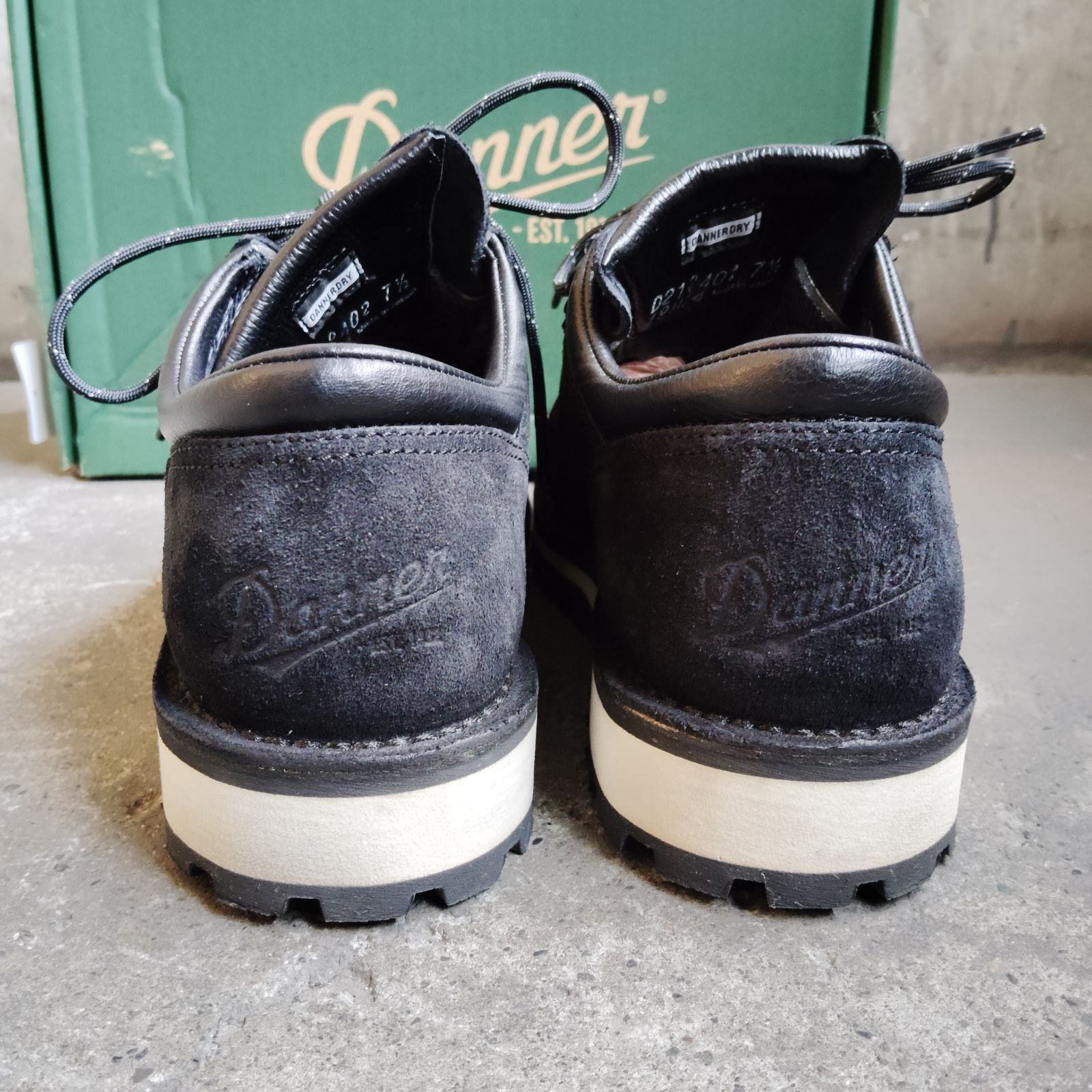Danner BEAUTY&YOUTH別注 MT.RIDGE LOW BY BLACK 25.5cm US7.5 ダナー 