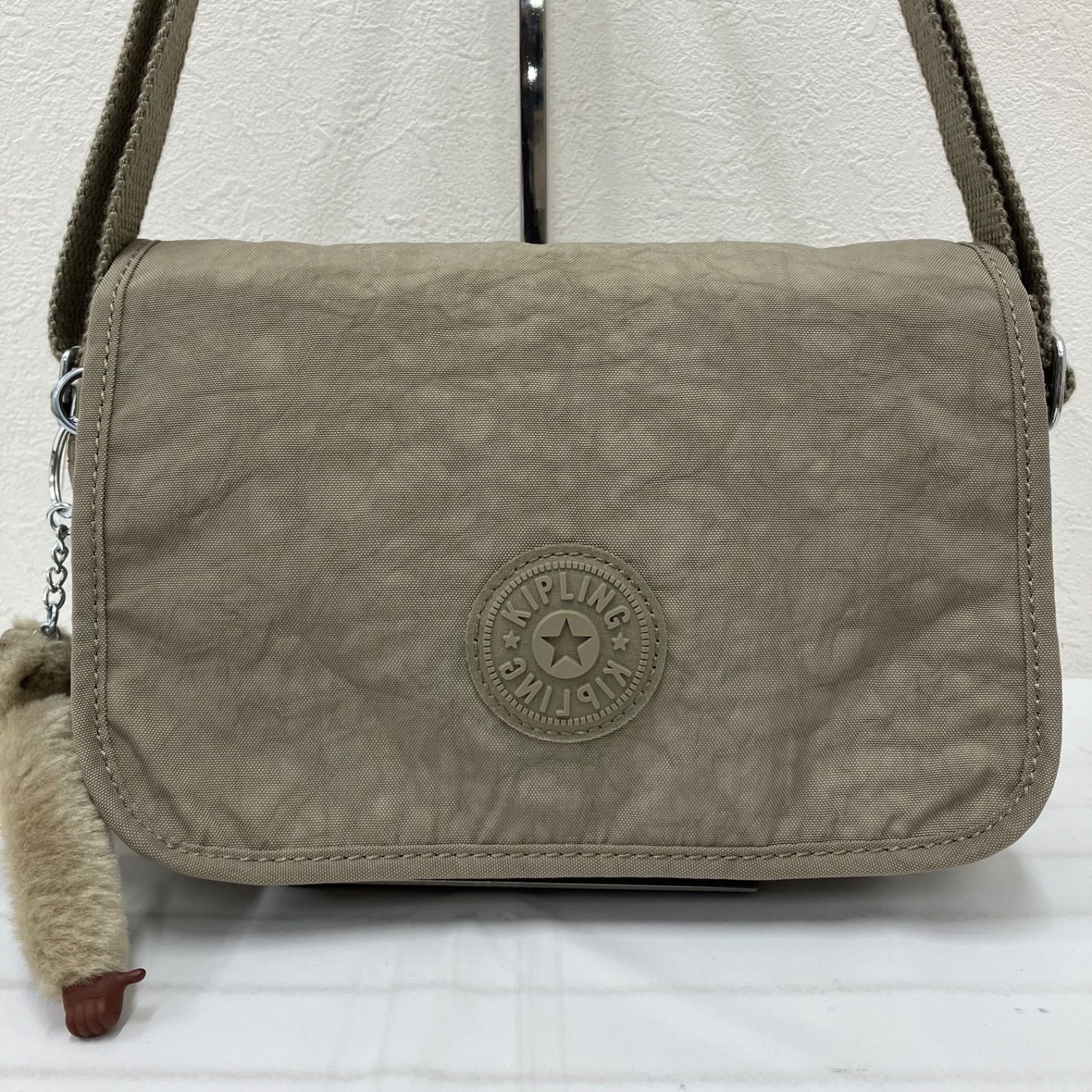 533 Kipling キプリング 2way ショルダーバッグ チャーム付き モンキー 