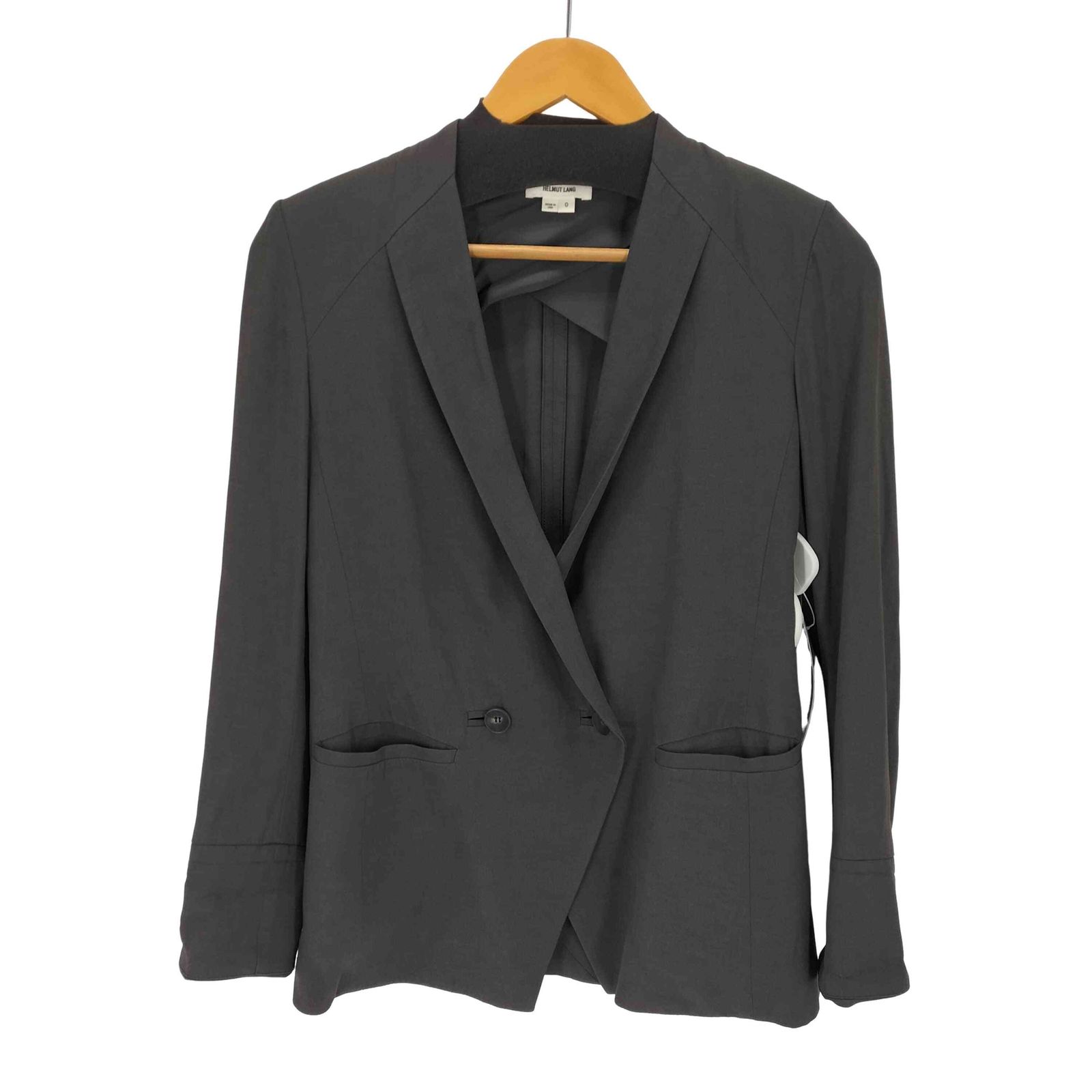 ヘルムートラング HELMUT LANG ドレープ ダブルテーラードジャケット 