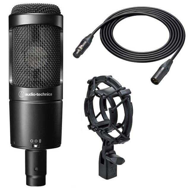 audio-technica オーディオテクニカ コンデンサーマイク AT2050 + BX9a/3.0 3m XLRケーブル