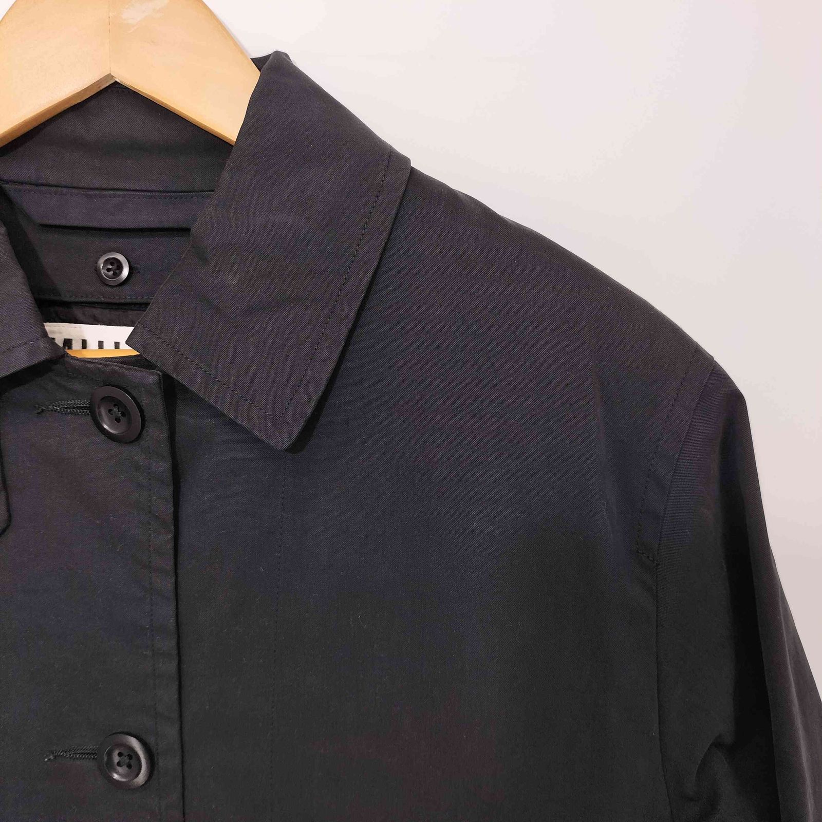 エムエイチエル MHL. COTTON NYLON CANVAS ダウンライナー付きステン 