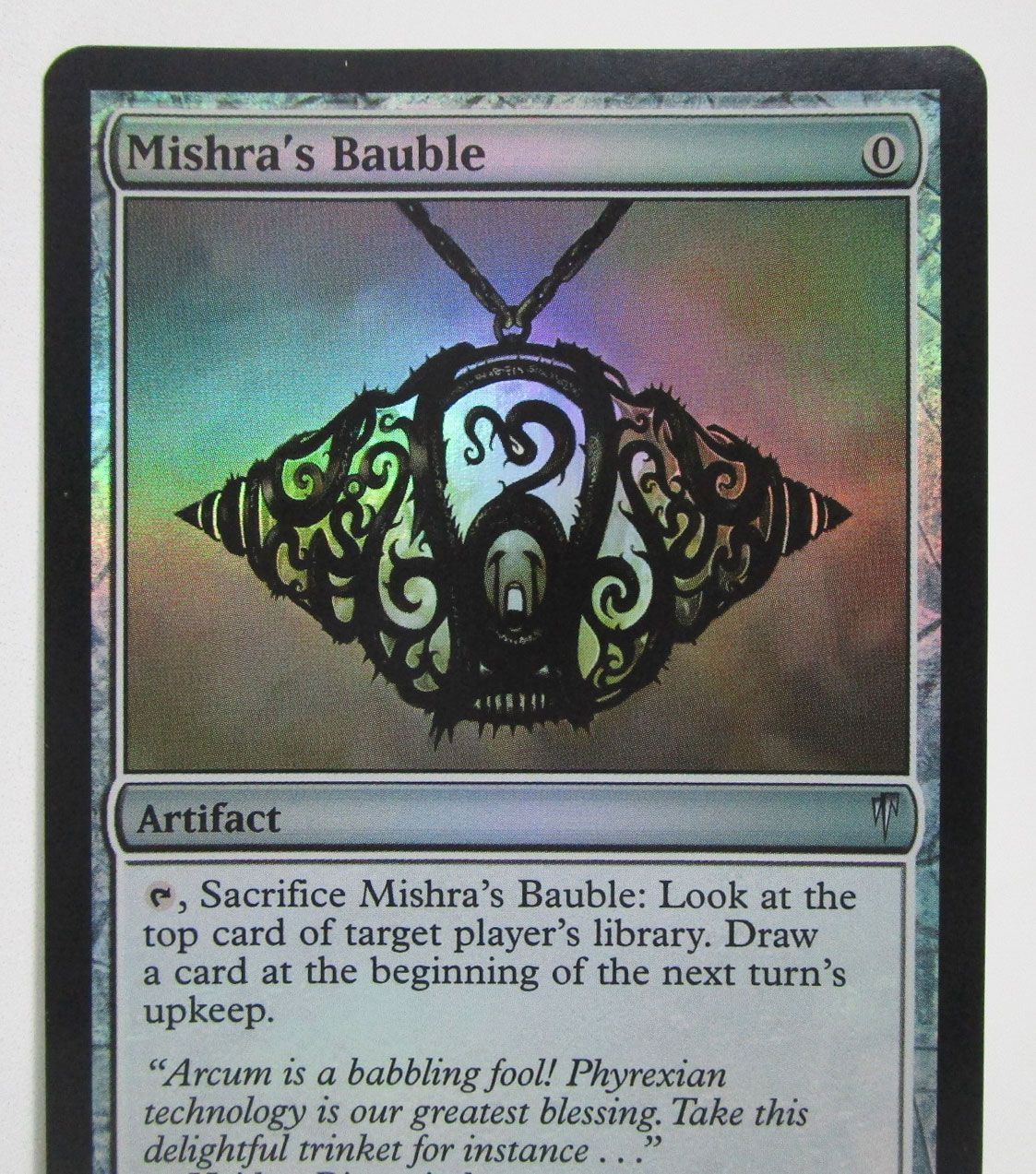 【SLD Raised Foil】ミシュラのガラクタ　英語　4枚セット MTG ミシュラのガラクタ Mishra's Bauble Foil 英語版 プレイ用 限定