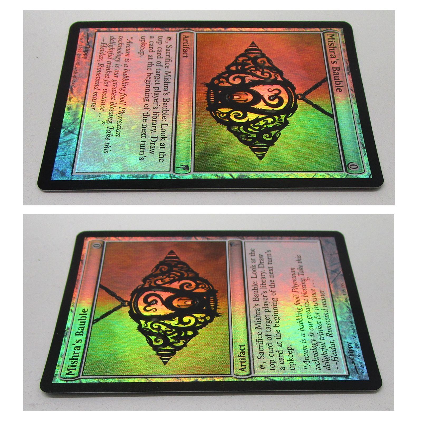 MTG ミシュラのガラクタ Mishra's Bauble Foil 英語版 プレイ用 - メルカリ