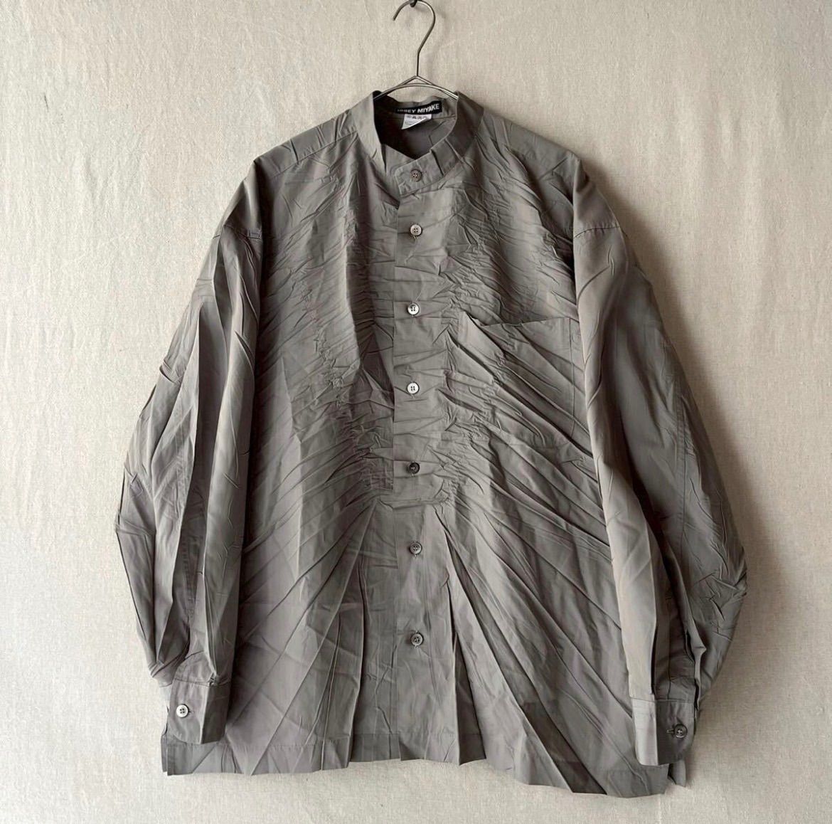 ISSEY MIYAKE 90s 94SS シワ加工 チェック ベスト ISSEY MIYAKE シワ 