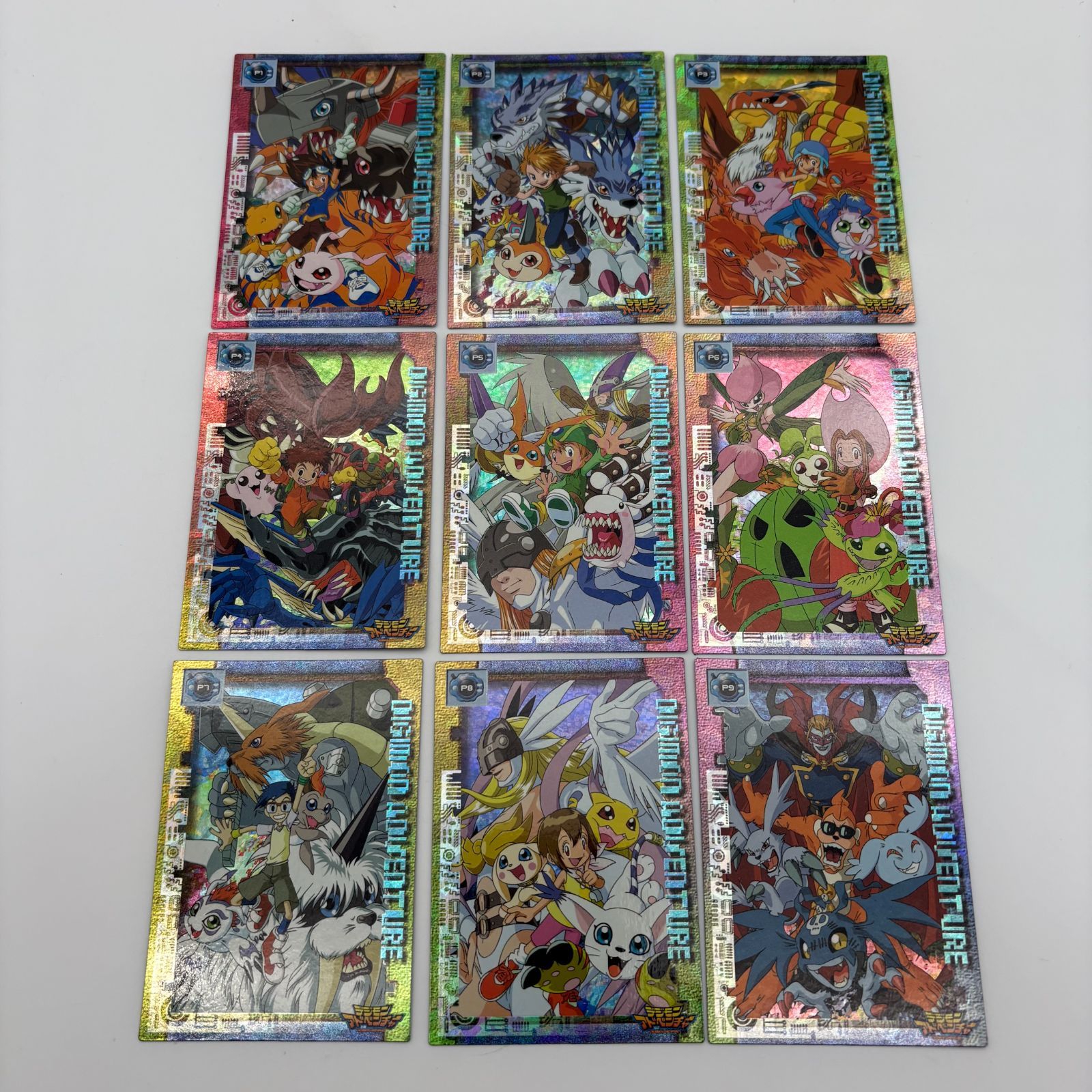 アマダ デジモンアドベンチャー カード P1～P9 コンプリートセット