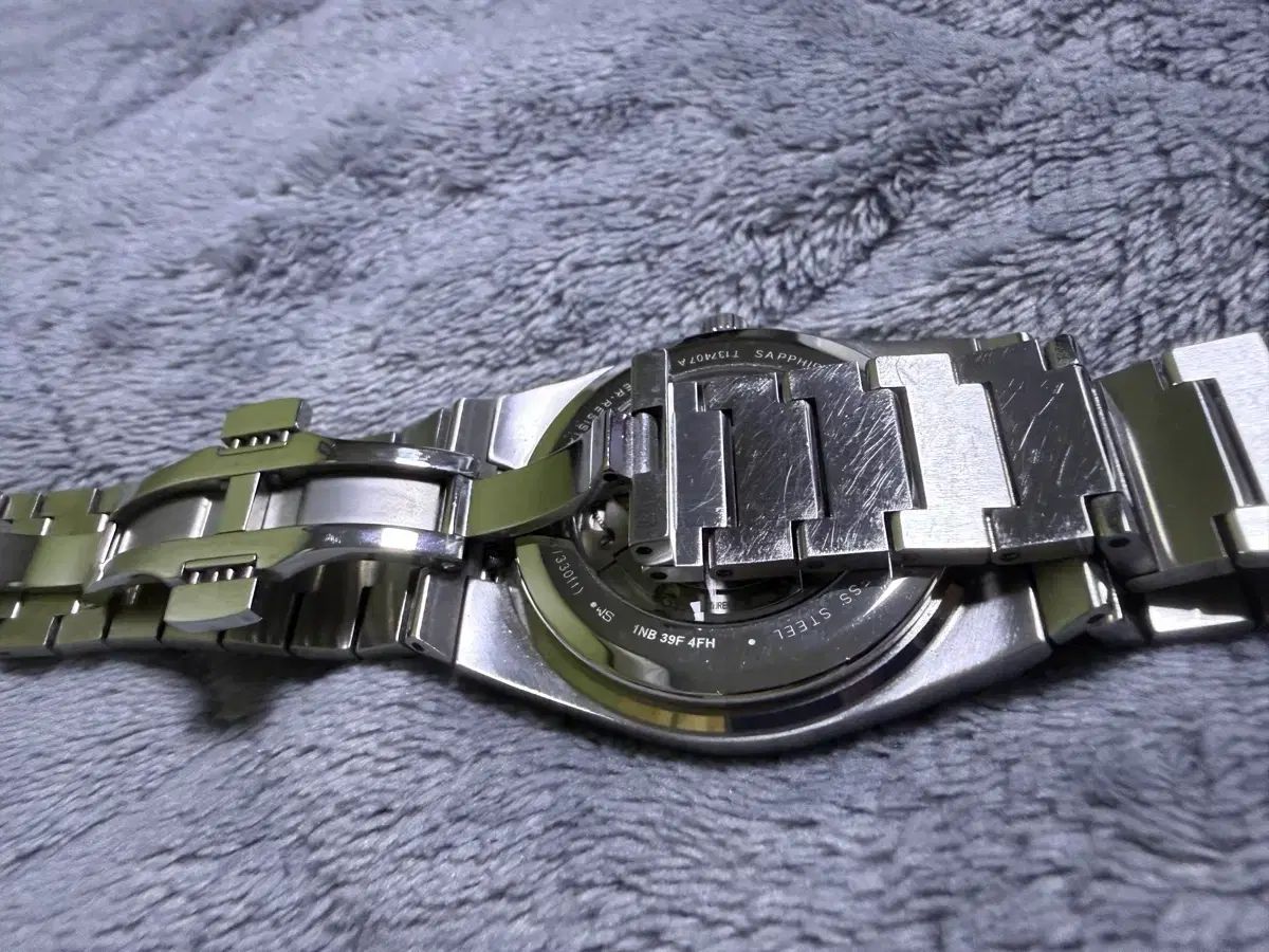  TISSOT ティソ prx 40 デニム トゥー オートマチック フルセット ダウンジャケット 自動巻き時計 腕時計(アナログ)