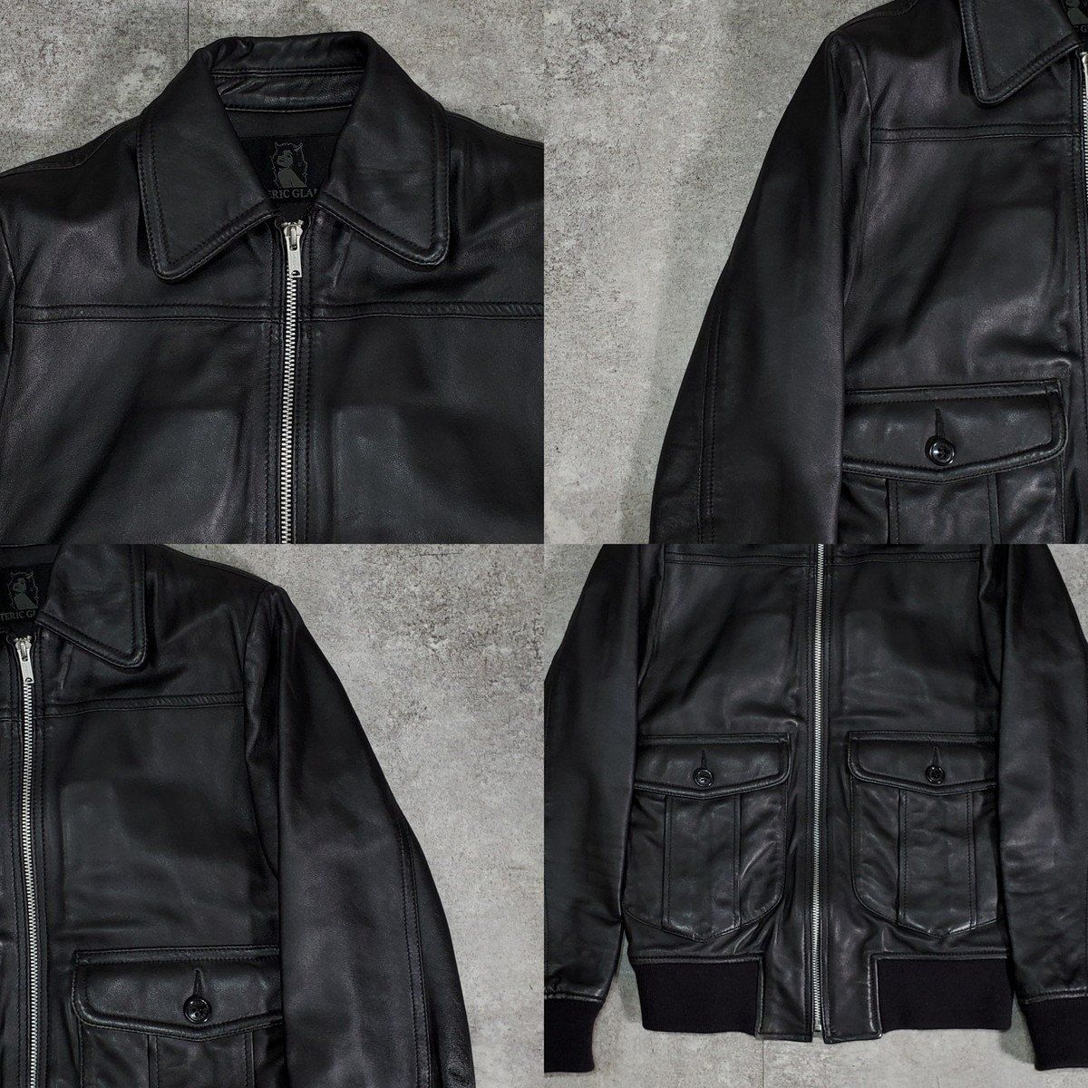 HYSTERIC GLAMOUR ヒステリックグラマー A2-Type ラムレザージャケット