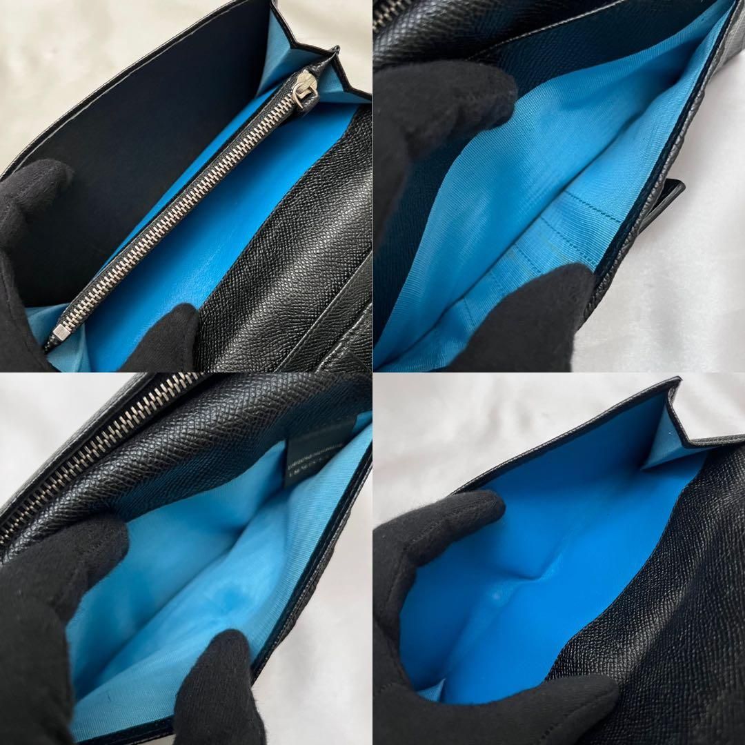 ◇極美品◇ブルガリ ビーゼロワン フラップ型長財布 ブラックレザー ◇極美品◇ブルガリ ビーゼロワン フラップ型長財布 ブラックレザー