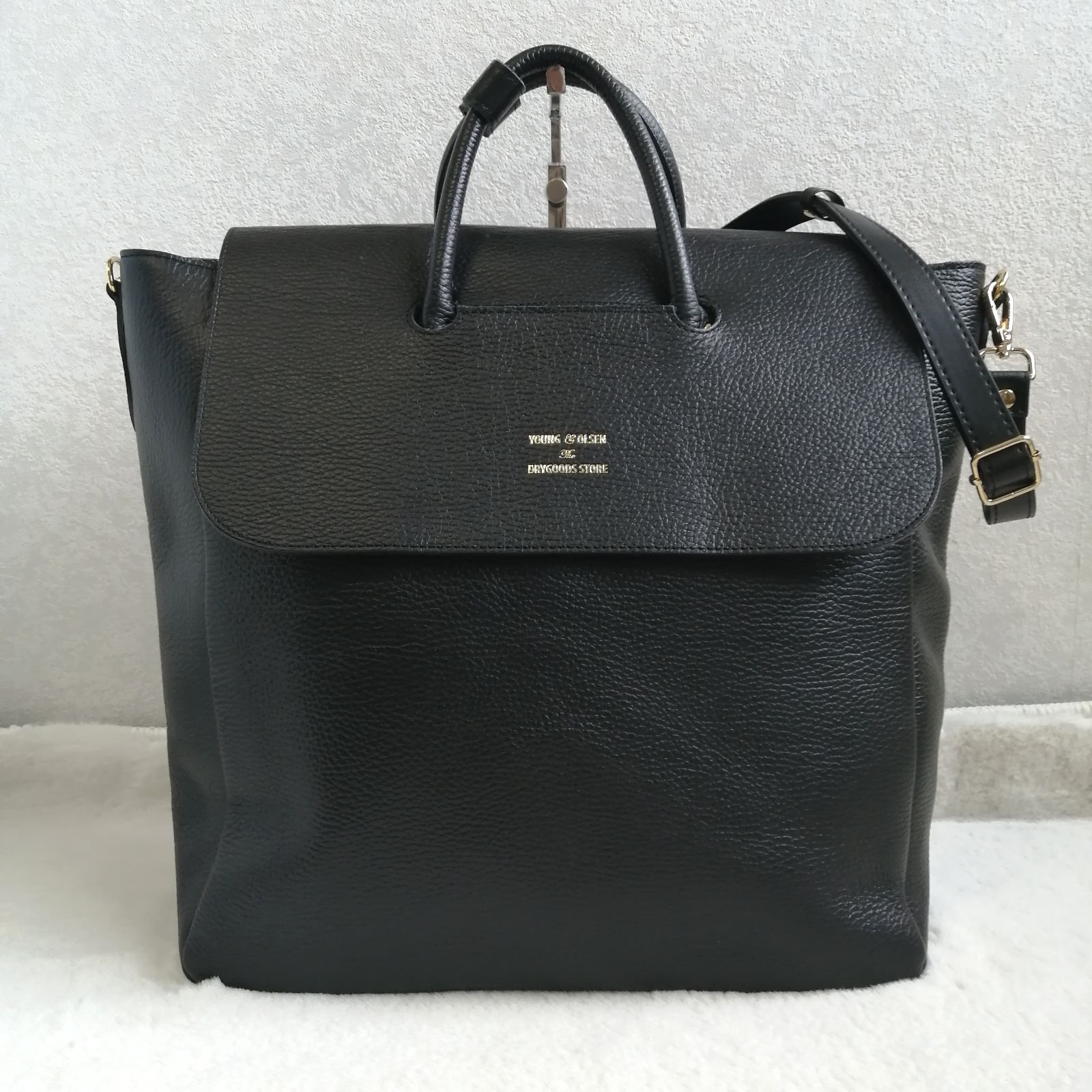 ヤング&オルセン トートバッグ フラップ IENA別注 ショルダーバッグ 