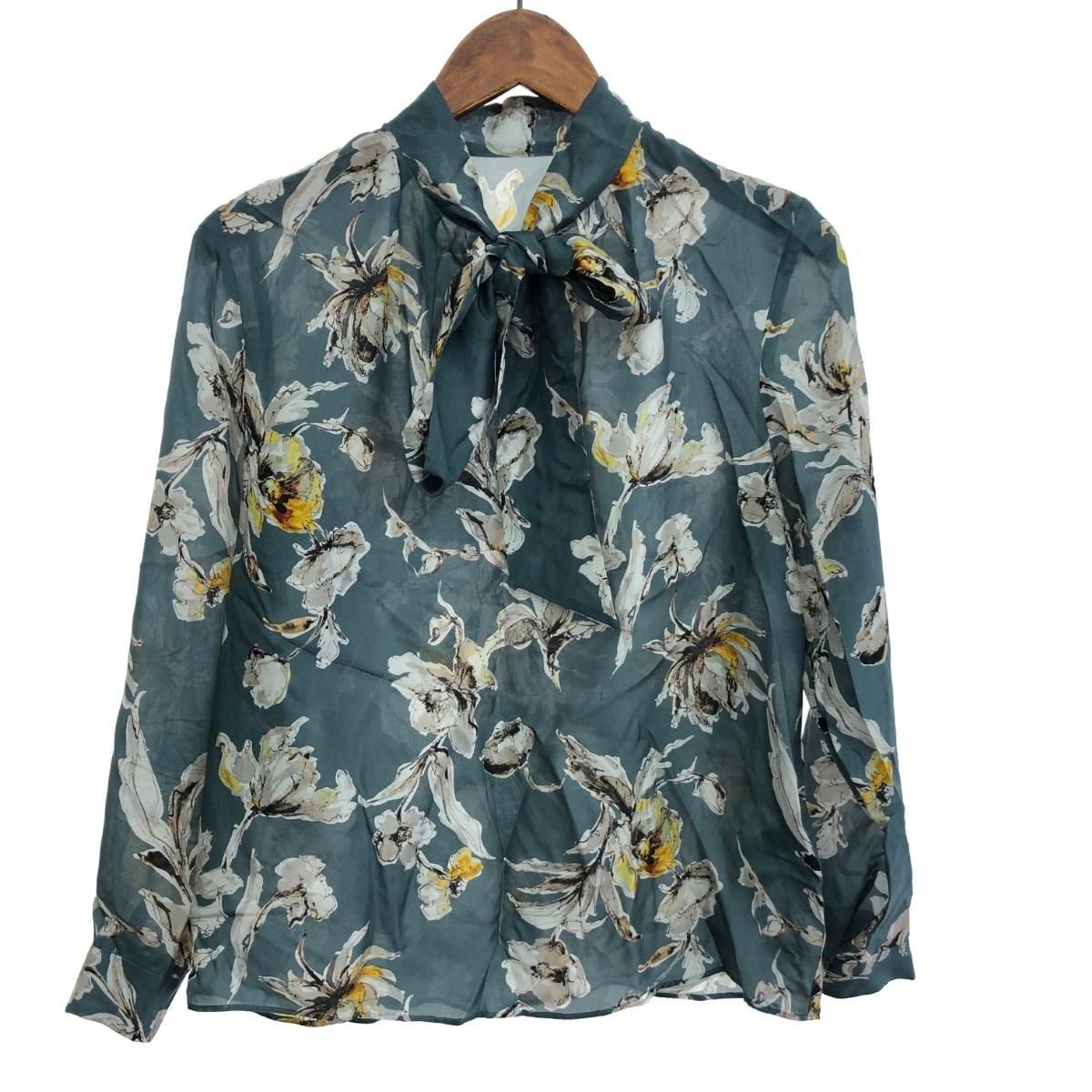 美品】TOMORROWLAND collection長袖ブラウス 【36】 トゥモローランド 