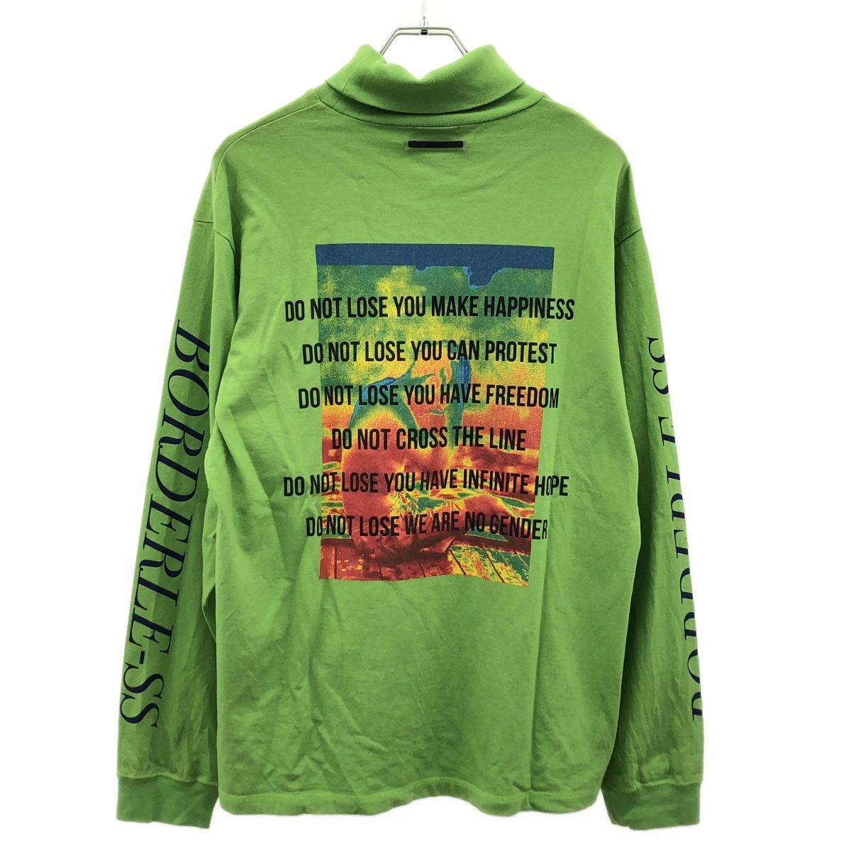 CHRISTIAN DADA クリスチャンダダ 19AW SIGNAL NOISE Turtleneck print 