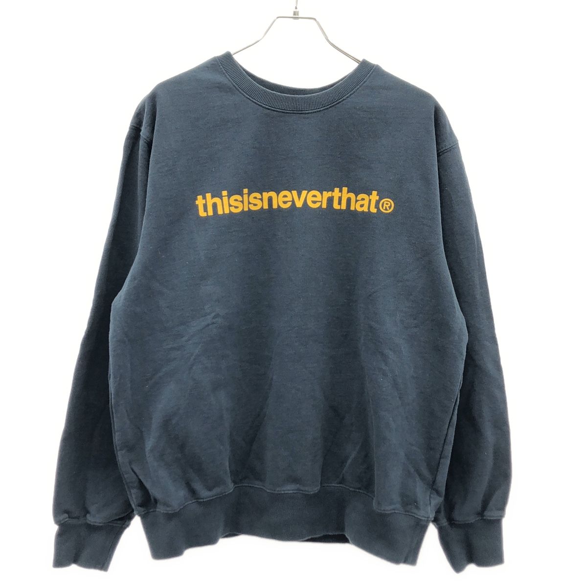 thisisneverthat ディスイズネバーザット ロゴプリントスウェット 