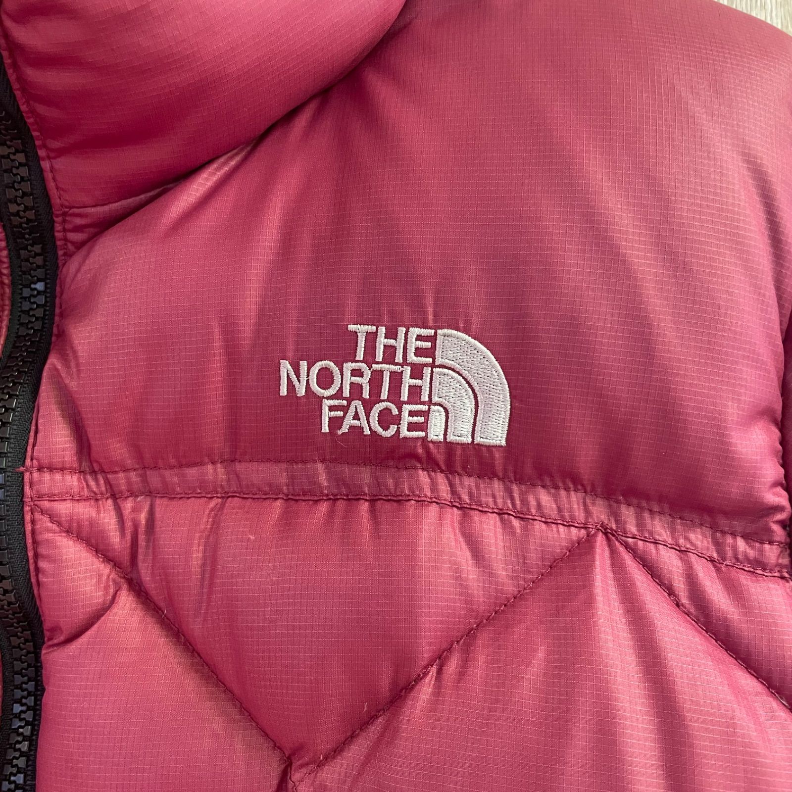 THE NORTH FACE キルティング ダウンジャケット ワインレッド サイズM 