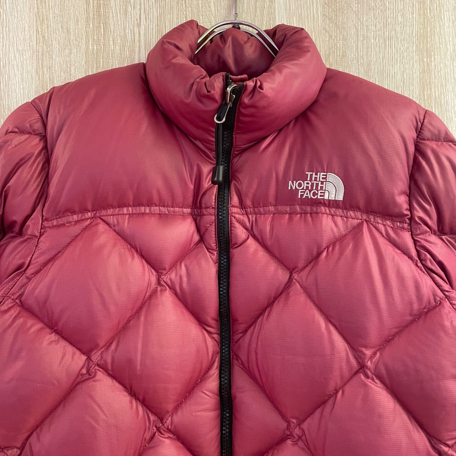 THE NORTH FACE キルティング ダウンジャケット ワインレッド サイズM 