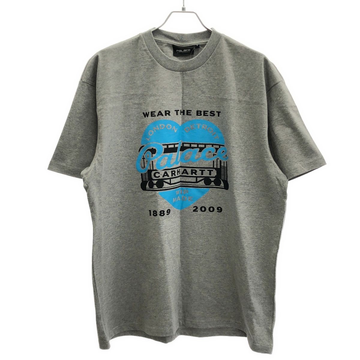 R*X様 PALACE グレー スポーツシャツ PALACE SKATEBOARDS×Carhartt パレススケートボーズ×カーハート ハート